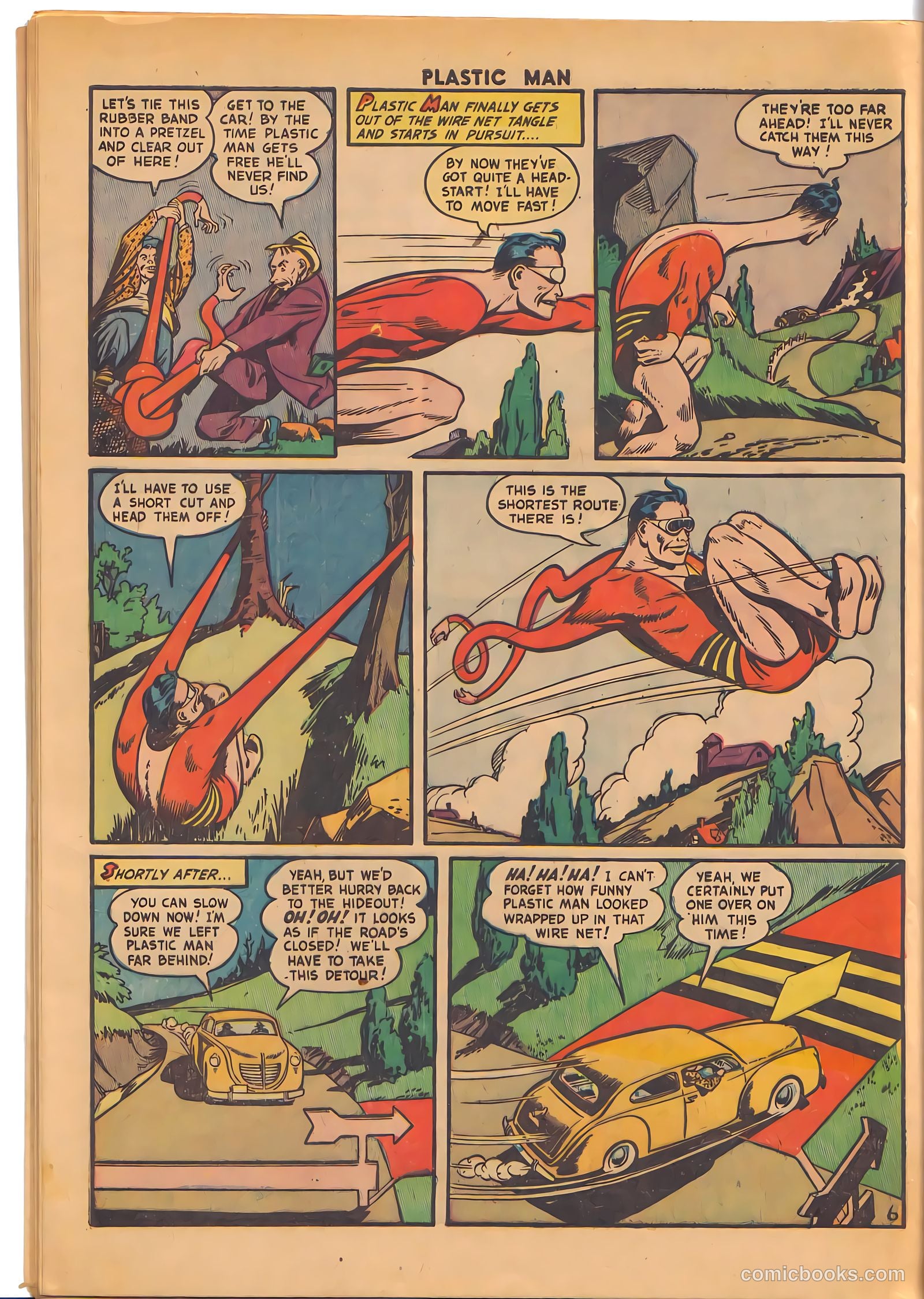 Plastic Man #33 (1952) — page 32 of 36