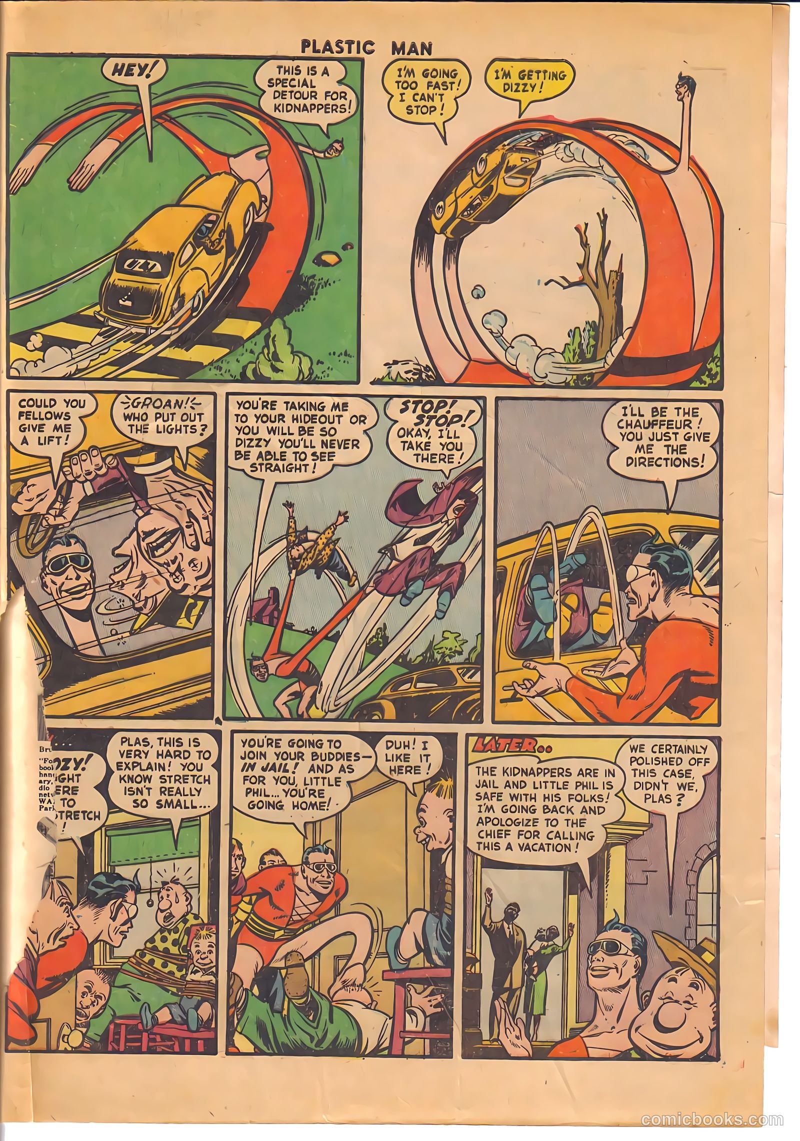 Plastic Man #33 (1952) — page 33 of 36