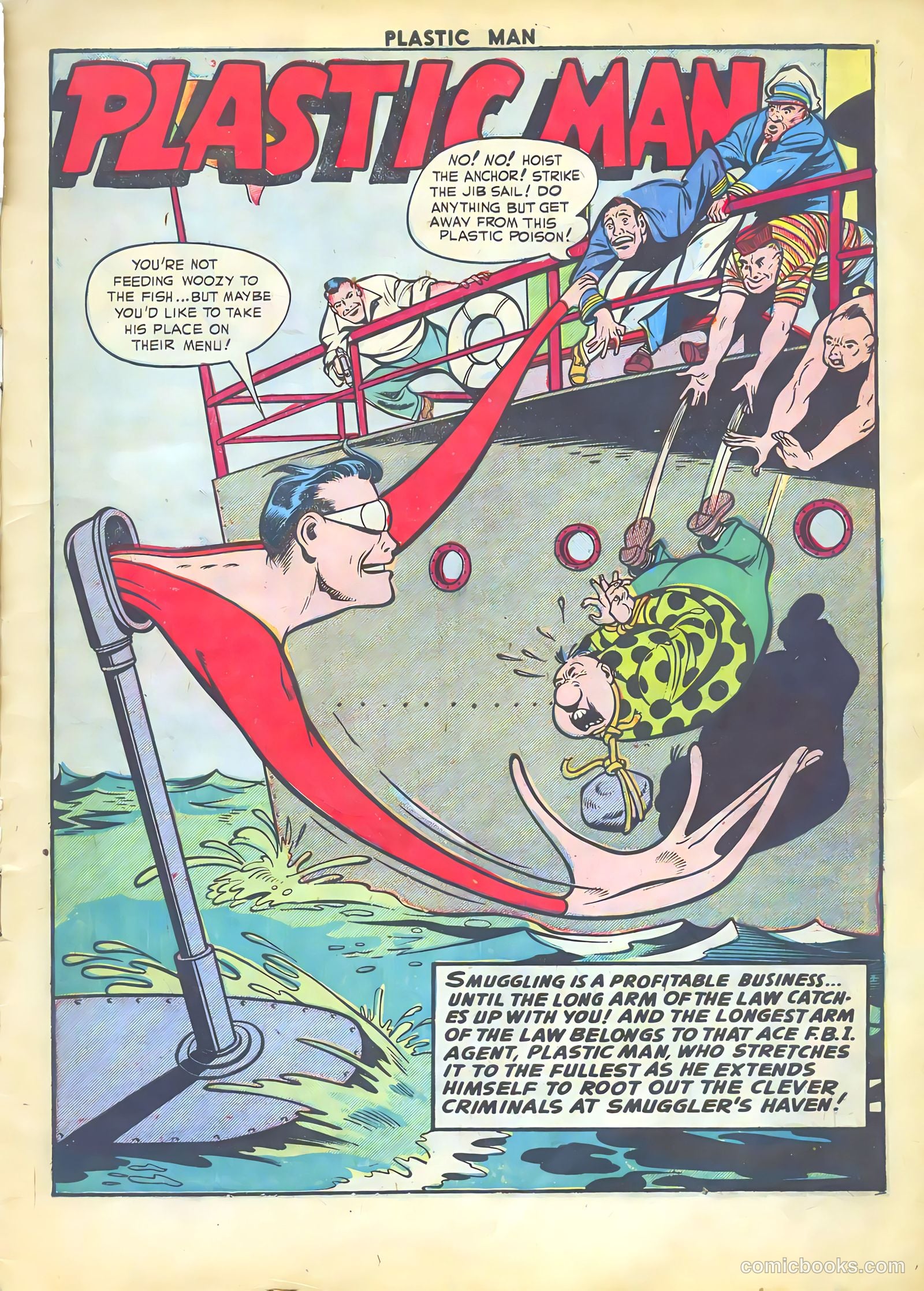 Plastic Man #34 (1952) — page 3 of 36