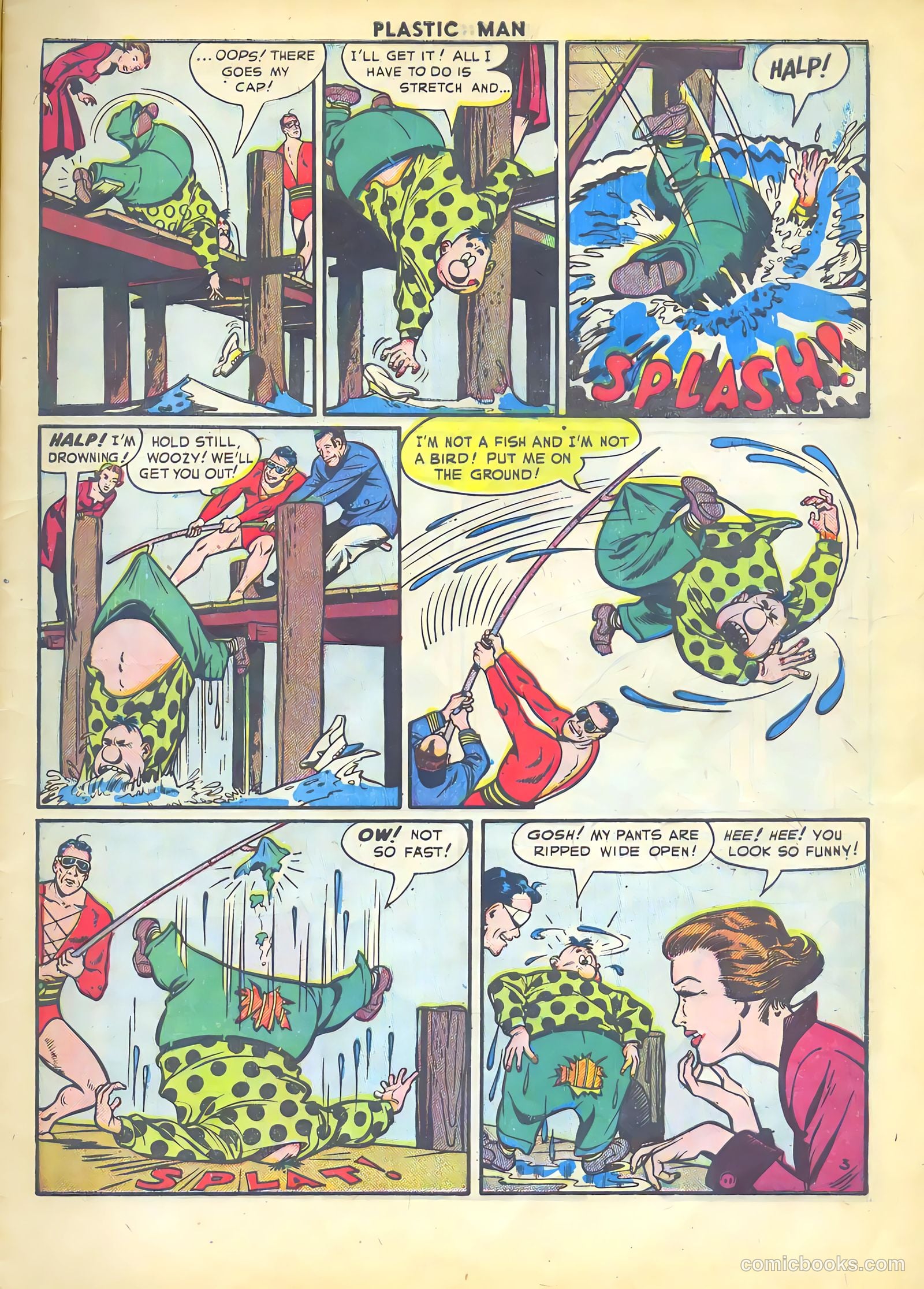 Plastic Man #34 (1952) — page 5 of 36