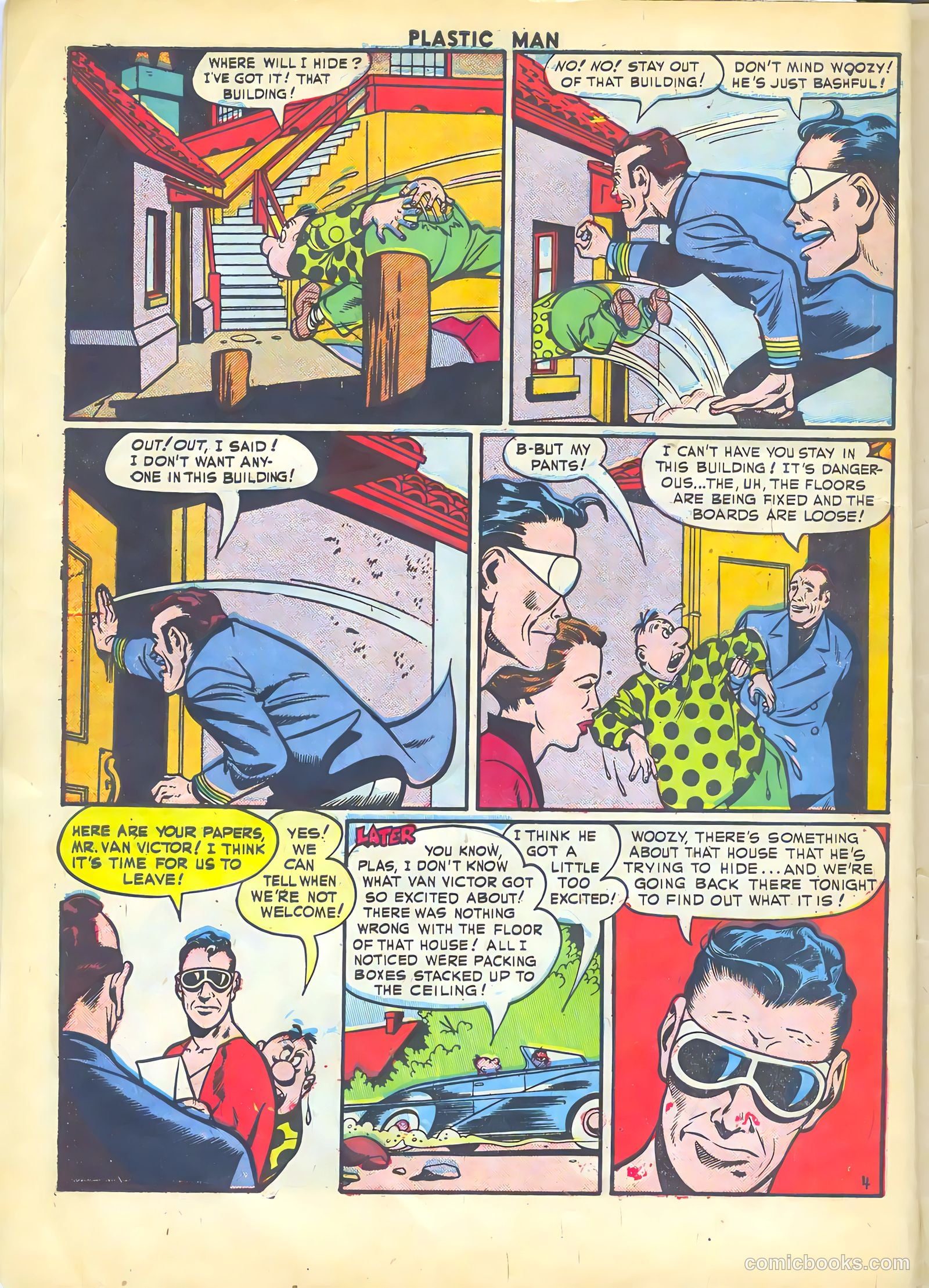 Plastic Man #34 (1952) — page 6 of 36