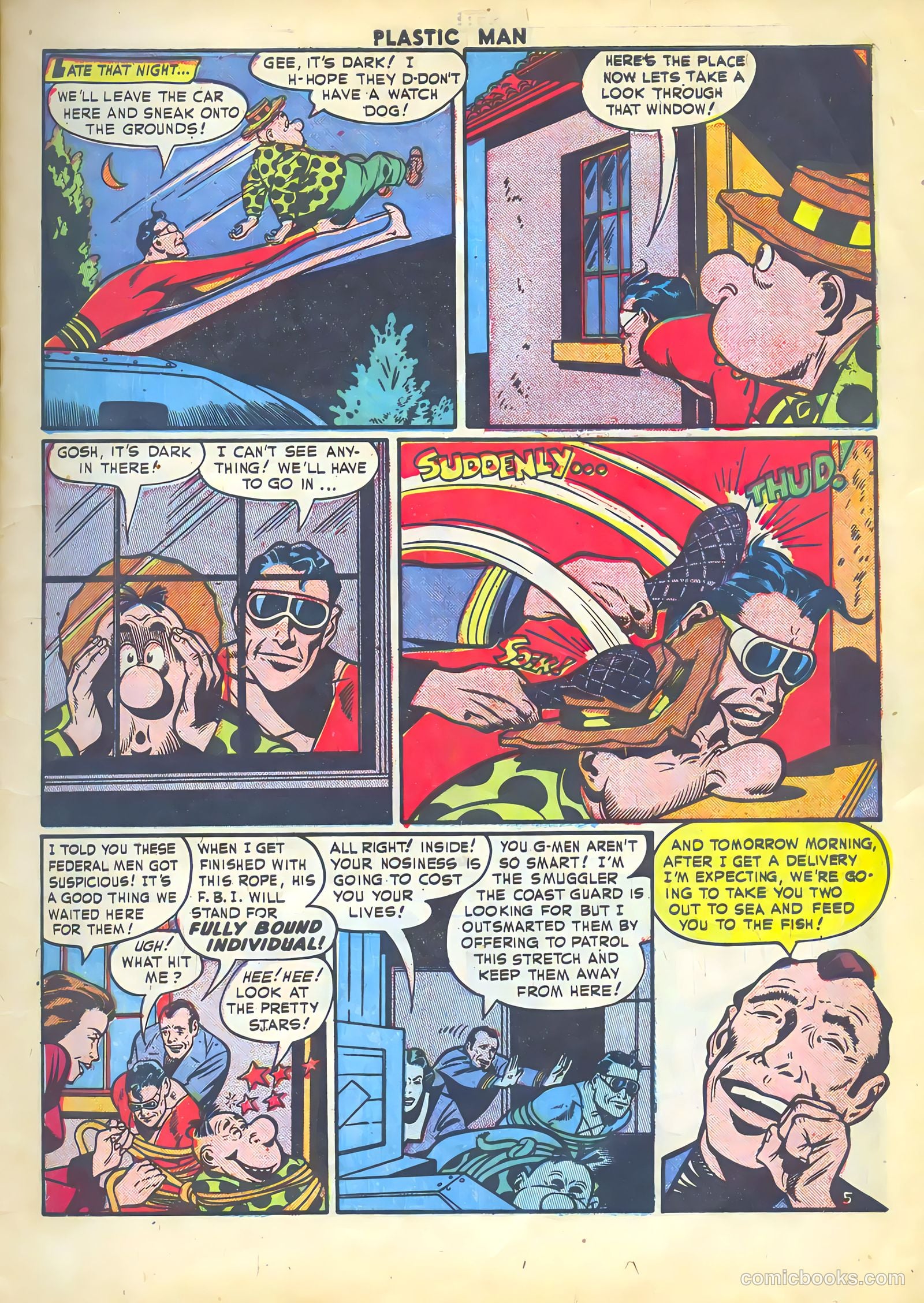 Plastic Man #34 (1952) — page 7 of 36