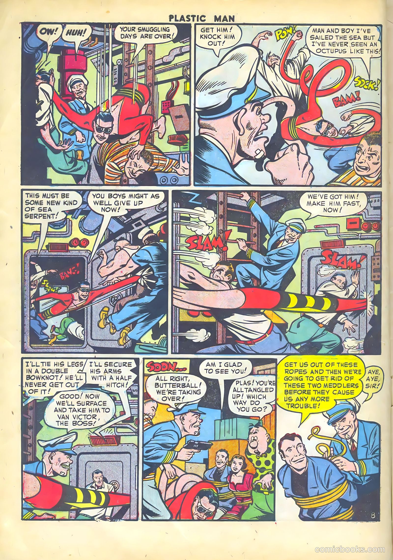 Plastic Man #34 (1952) — page 10 of 36
