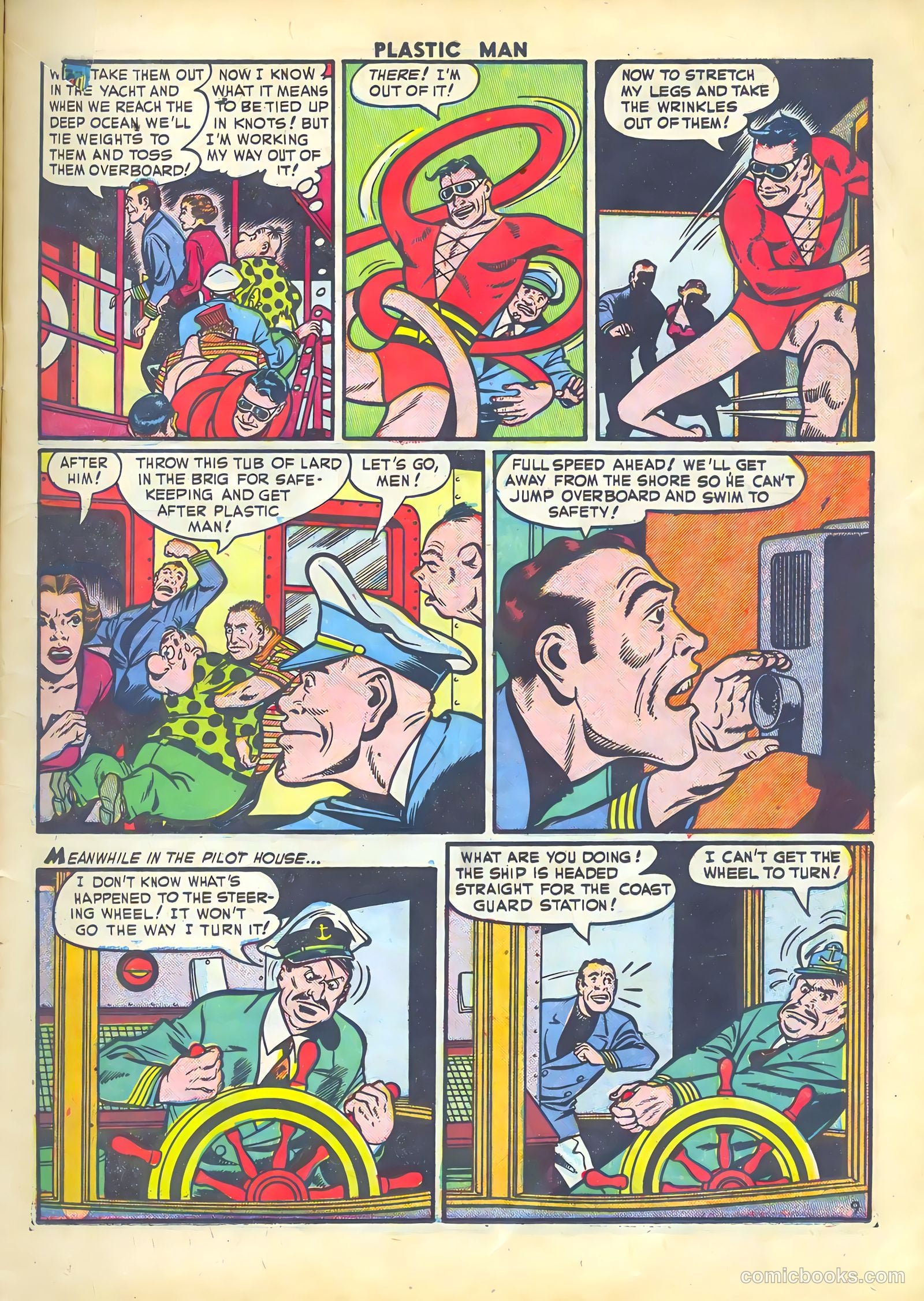 Plastic Man #34 (1952) — page 11 of 36
