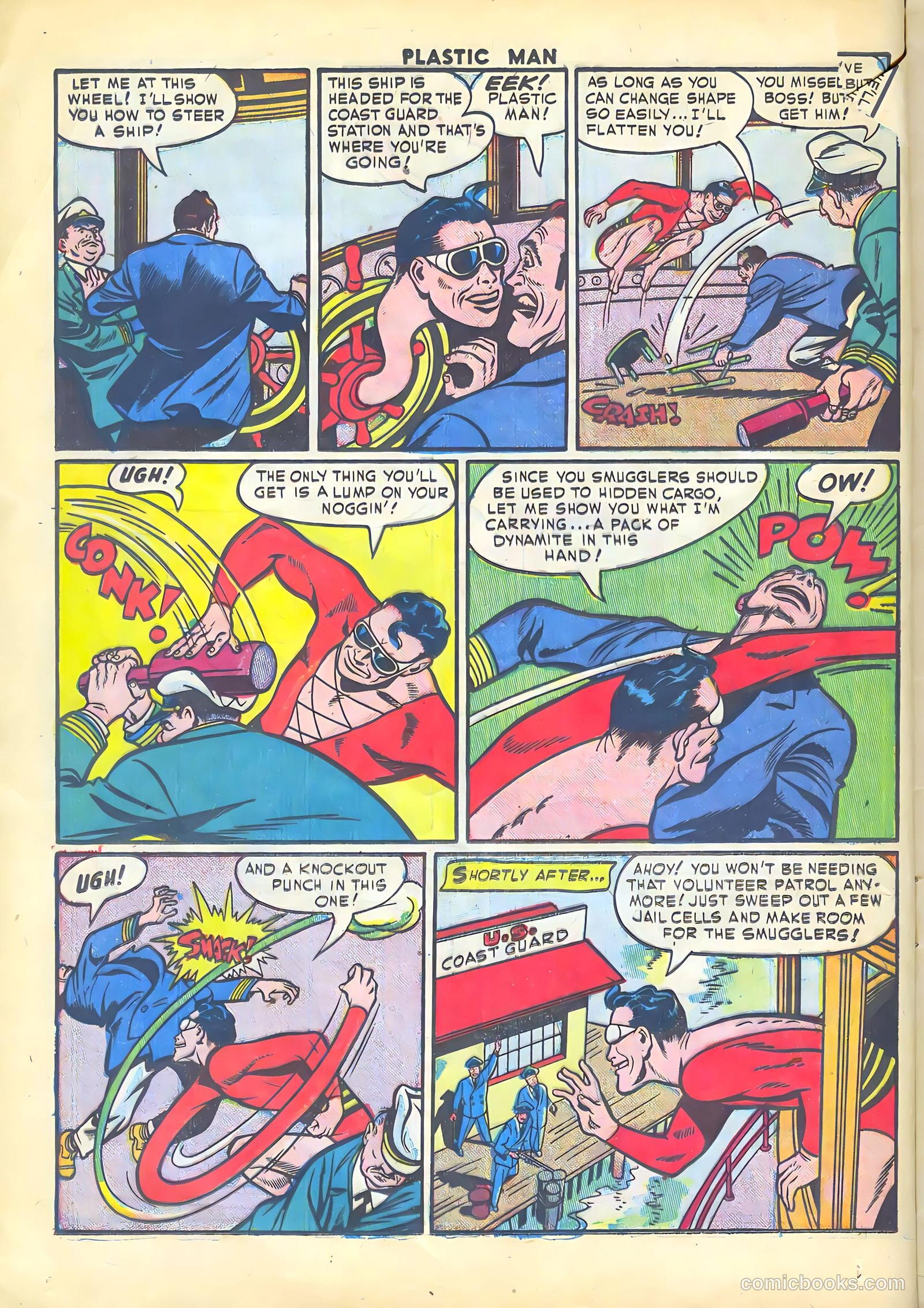 Plastic Man #34 (1952) — page 12 of 36