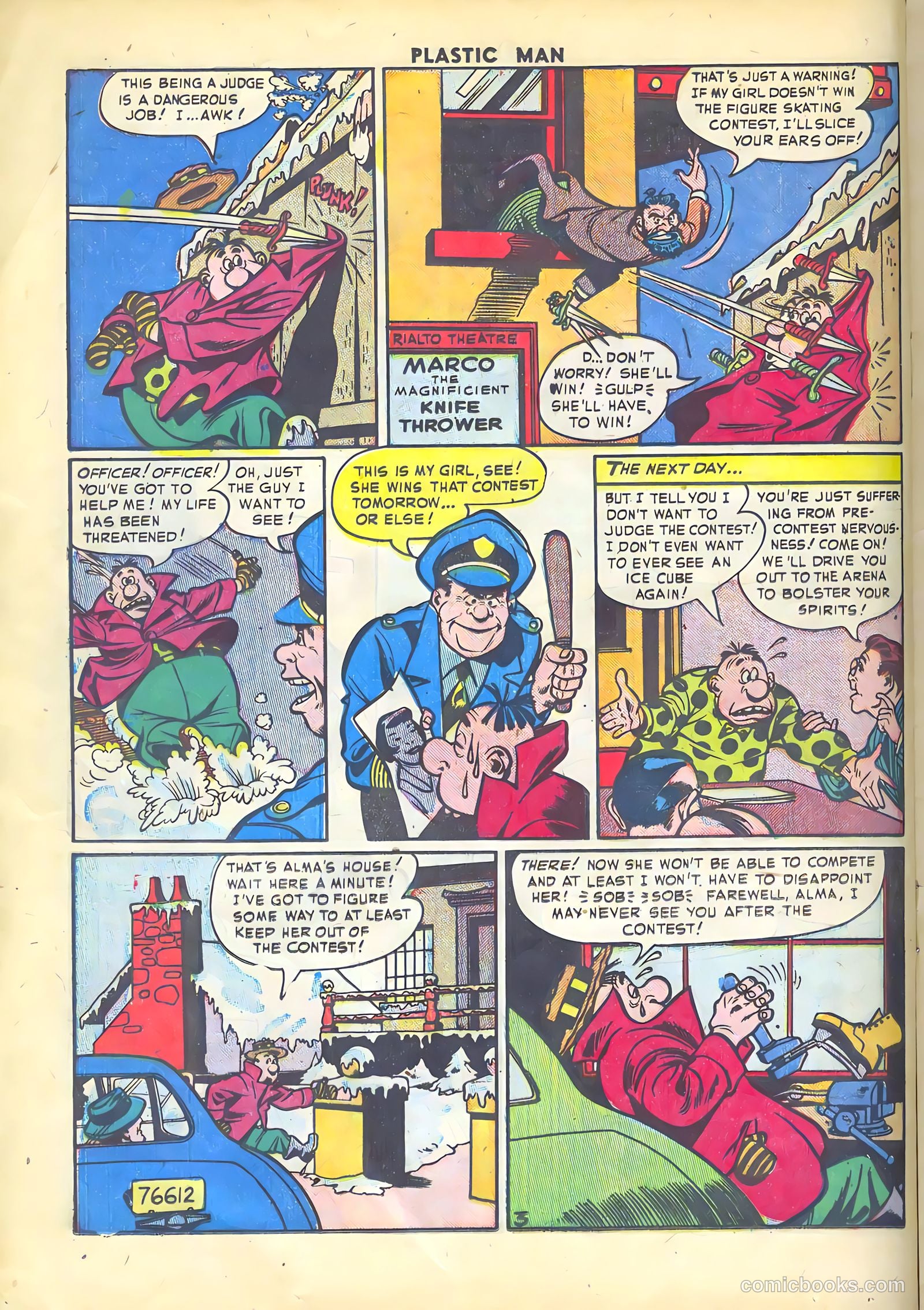 Plastic Man #34 (1952) — page 16 of 36