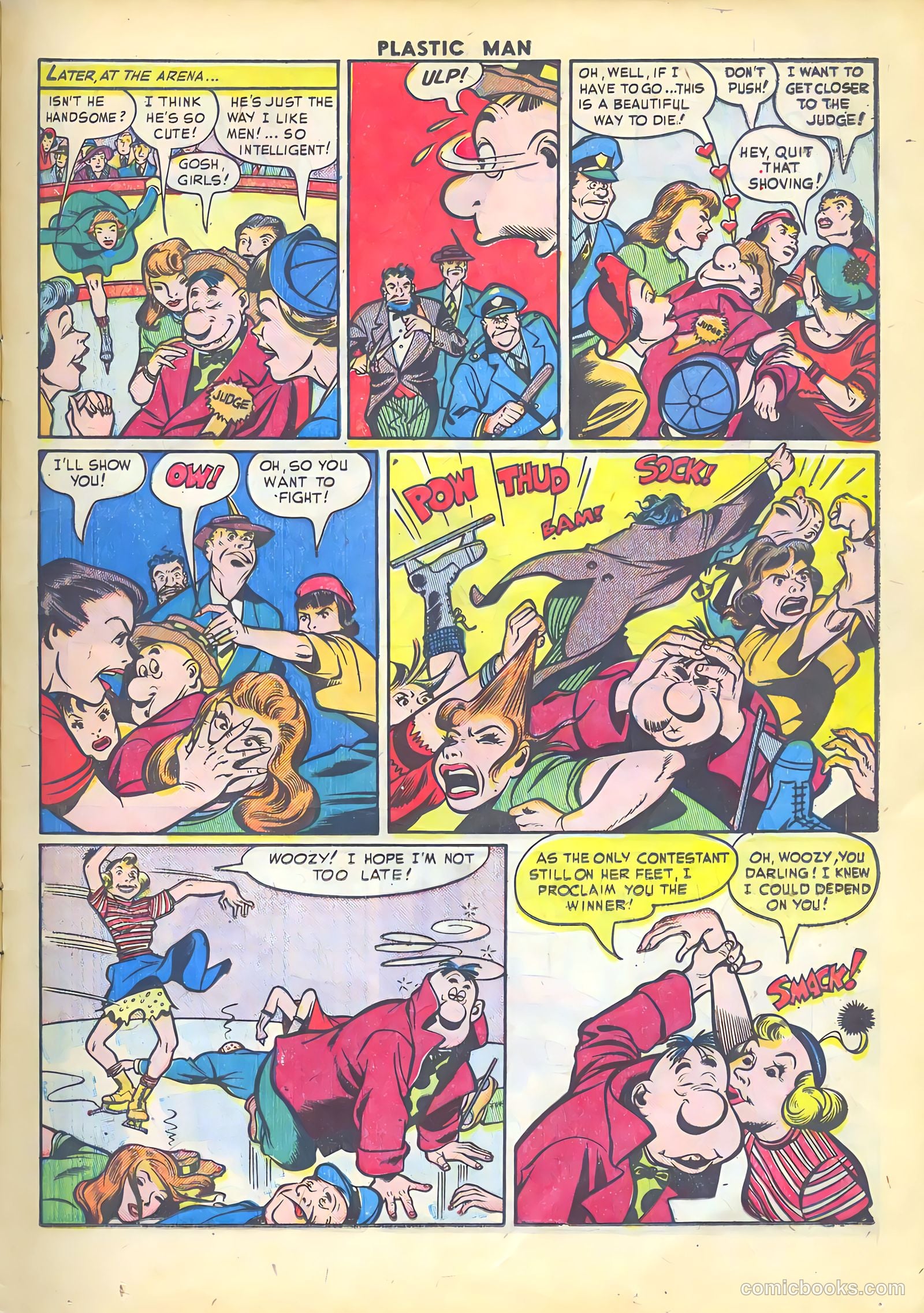 Plastic Man #34 (1952) — page 17 of 36