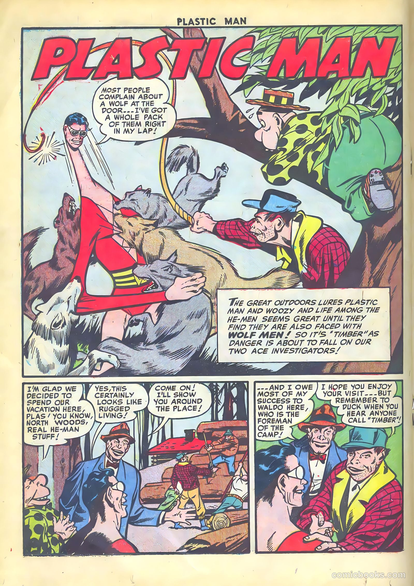Plastic Man #34 (1952) — page 18 of 36