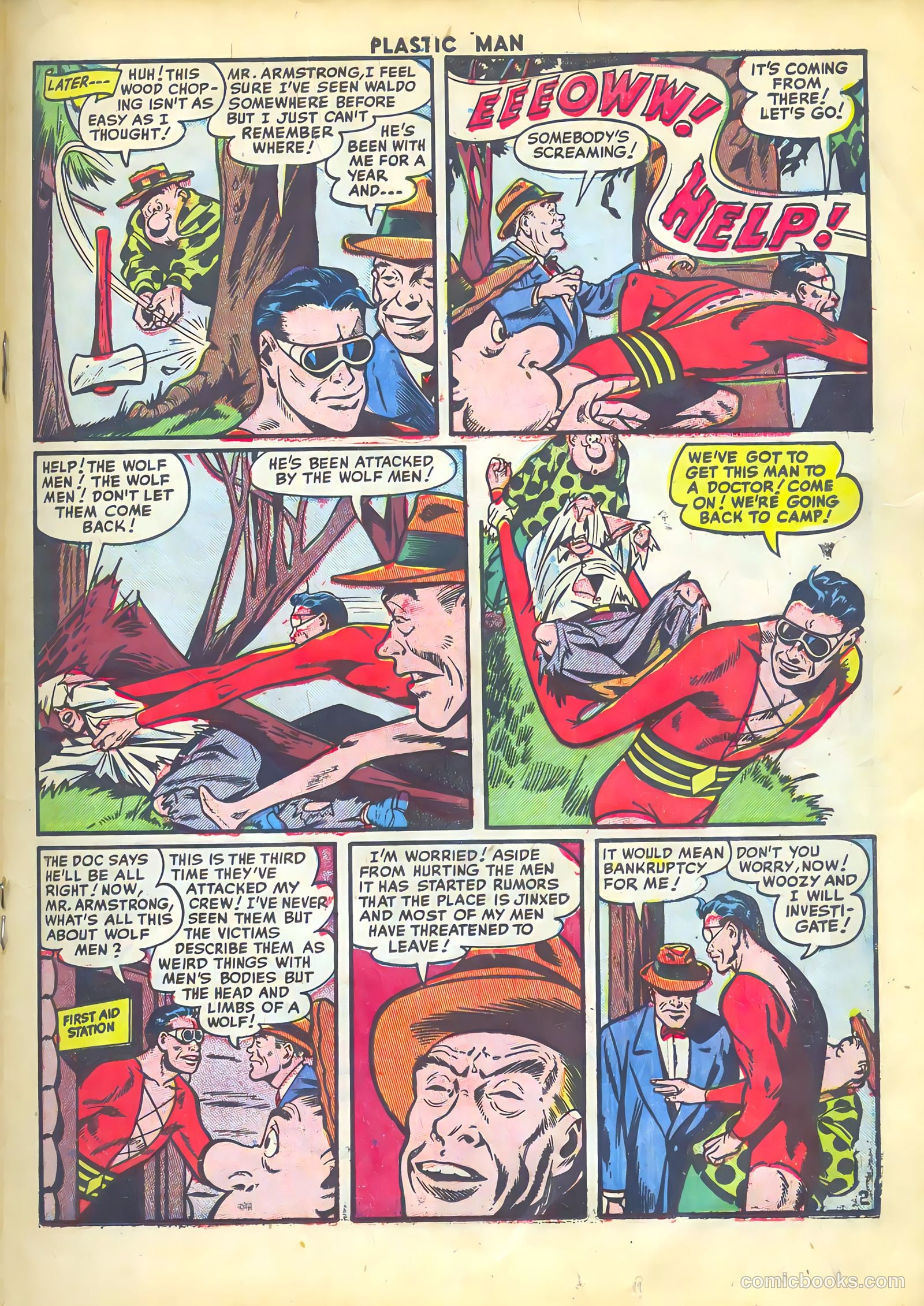 Plastic Man #34 (1952) — page 19 of 36