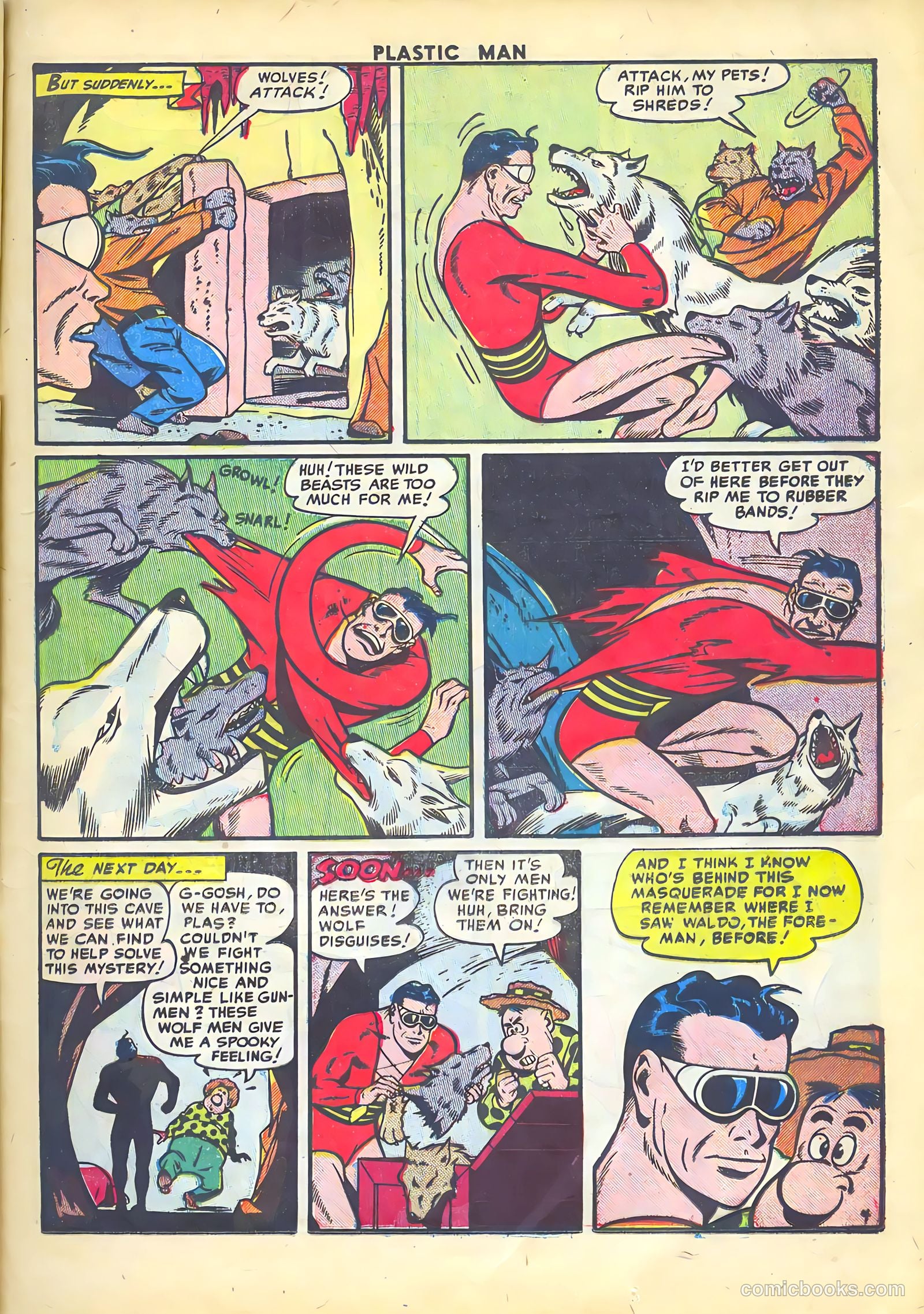 Plastic Man #34 (1952) — page 21 of 36