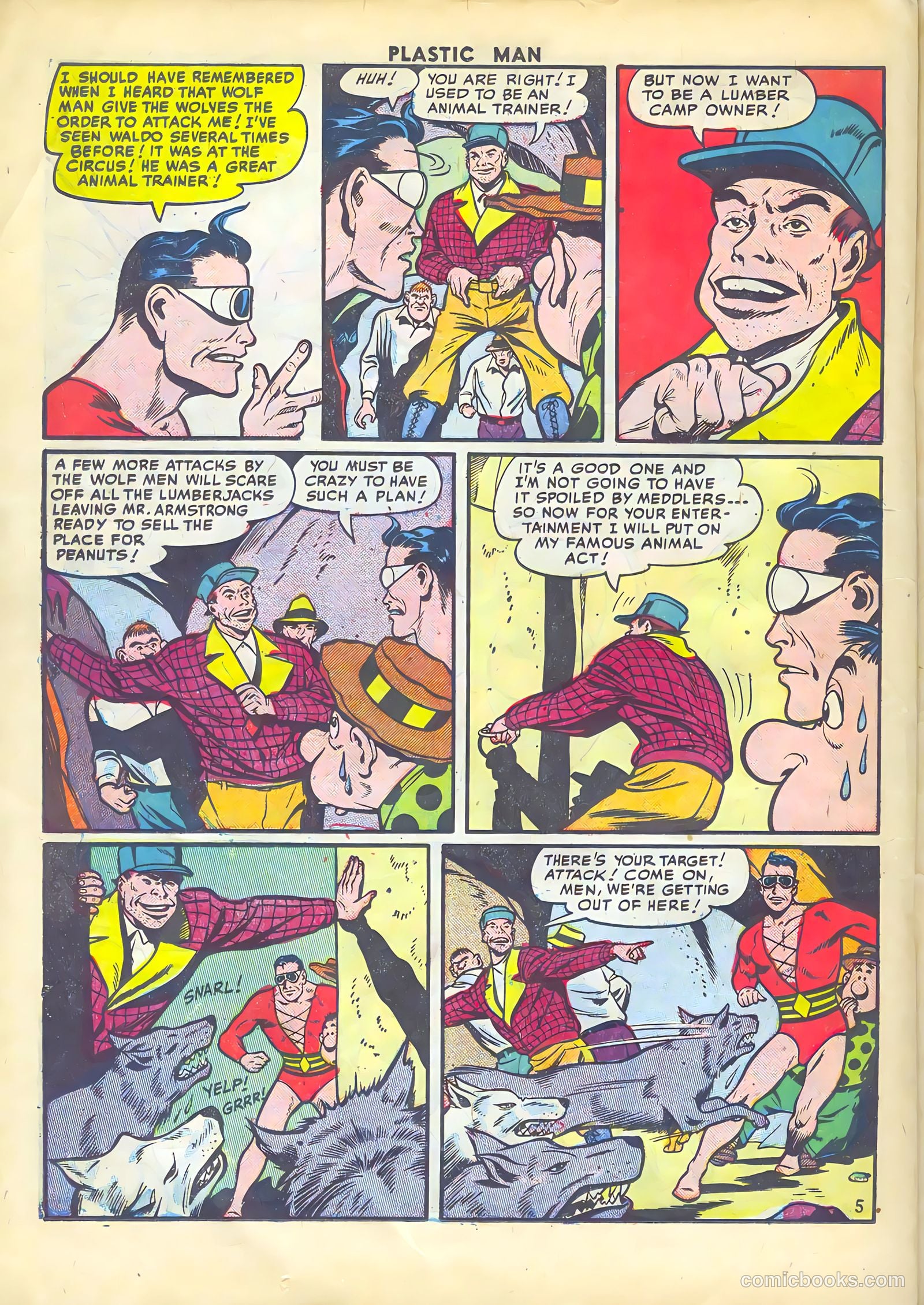 Plastic Man #34 (1952) — page 22 of 36