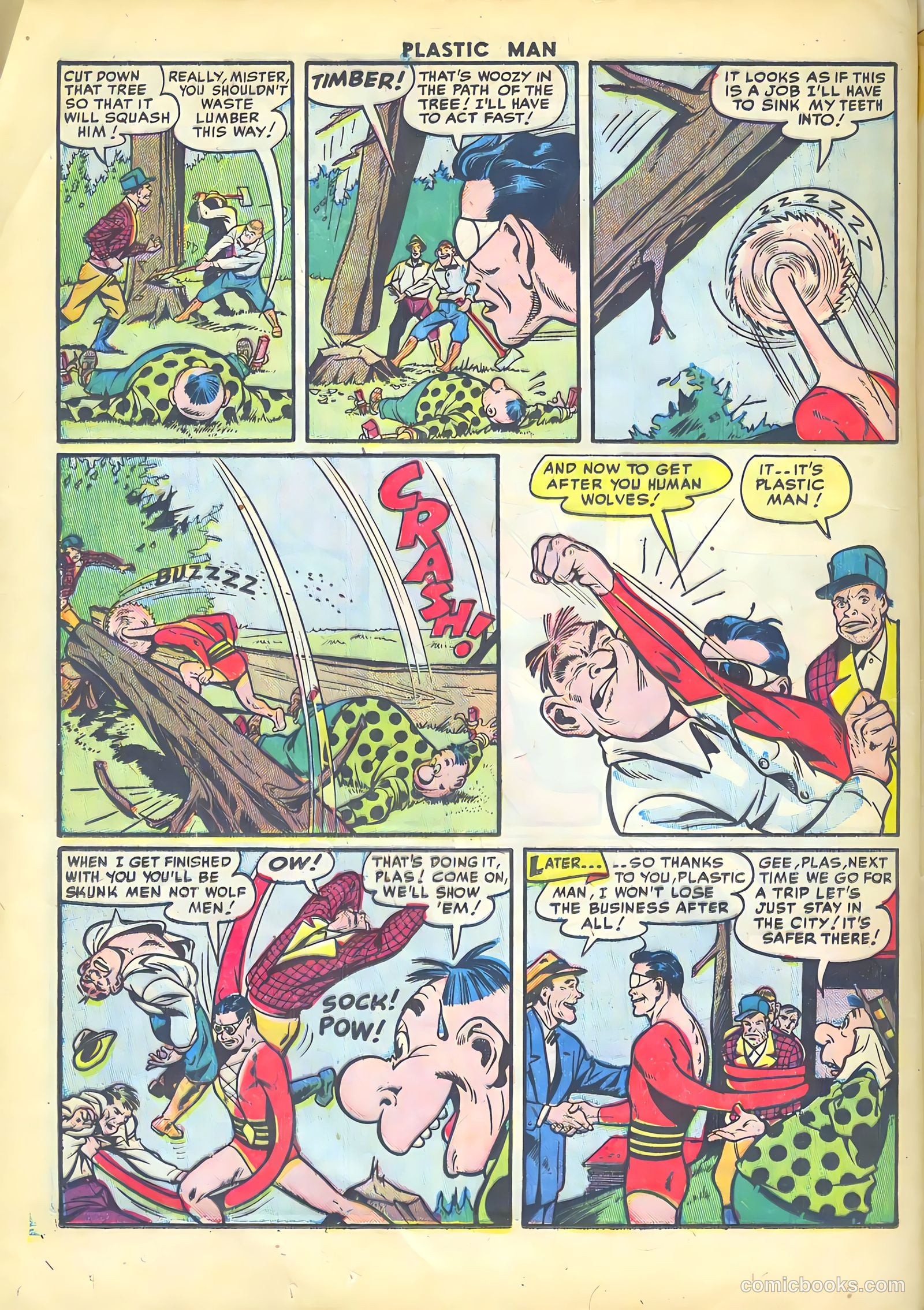 Plastic Man #34 (1952) — page 24 of 36