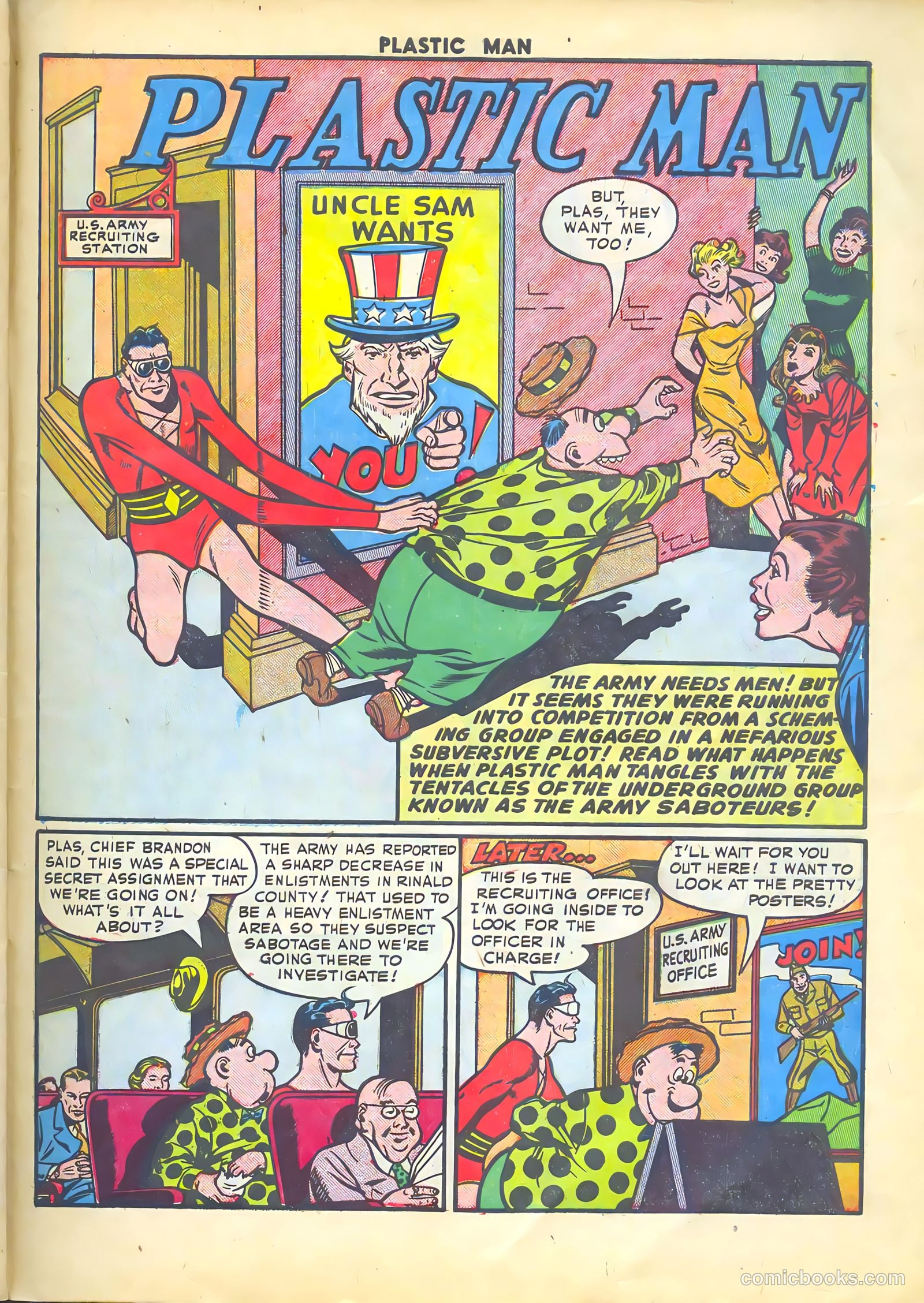 Plastic Man #34 (1952) — page 27 of 36
