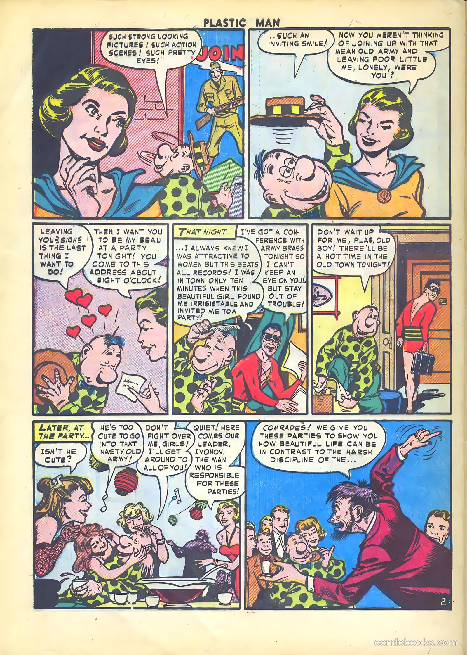 Plastic Man #34 (1952) — page 28 of 36