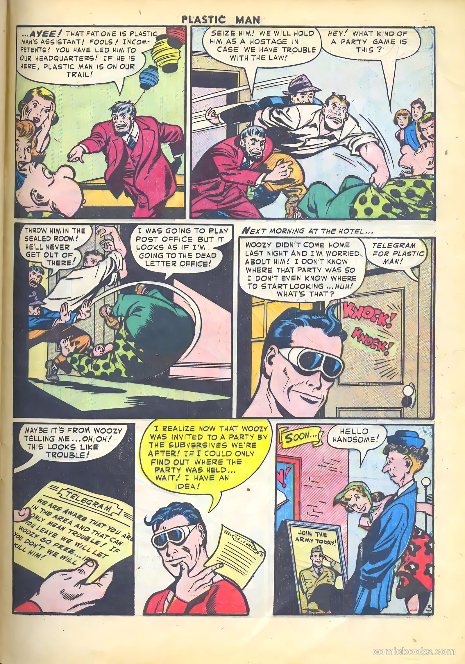 Plastic Man #34 (1952) — page 29 of 36