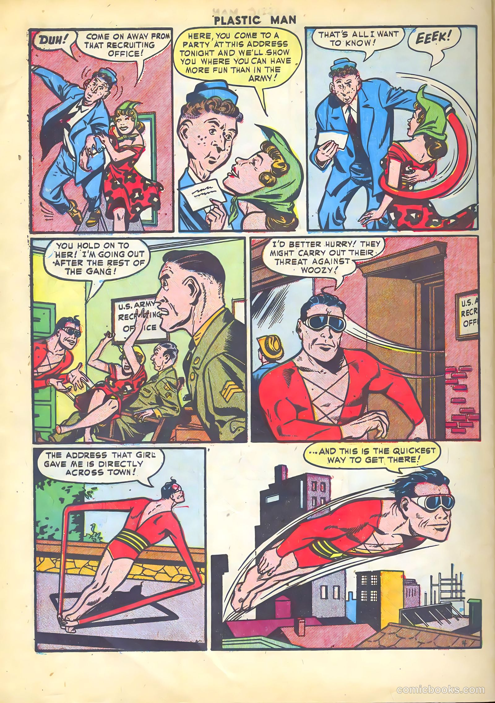 Plastic Man #34 (1952) — page 30 of 36