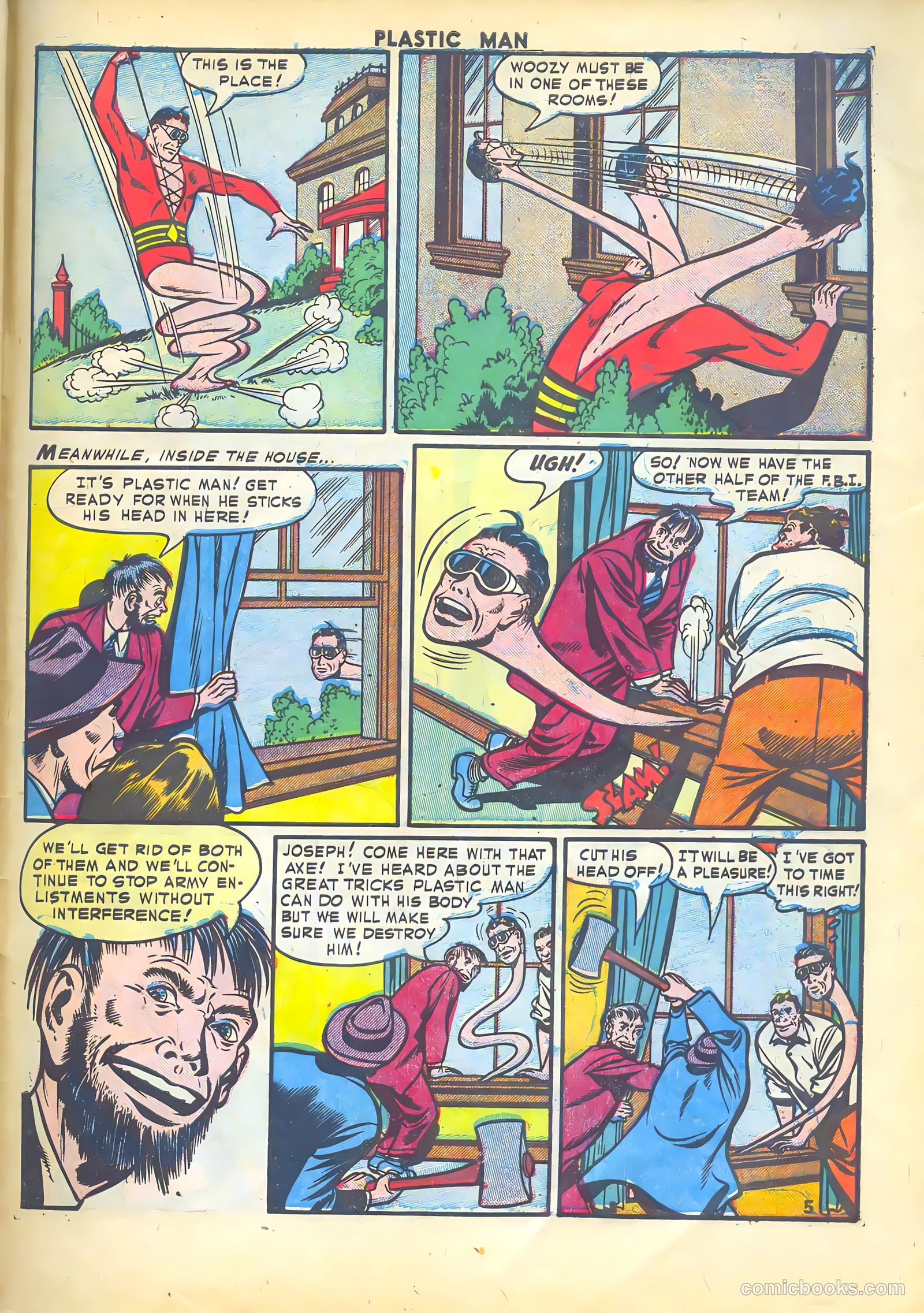 Plastic Man #34 (1952) — page 31 of 36
