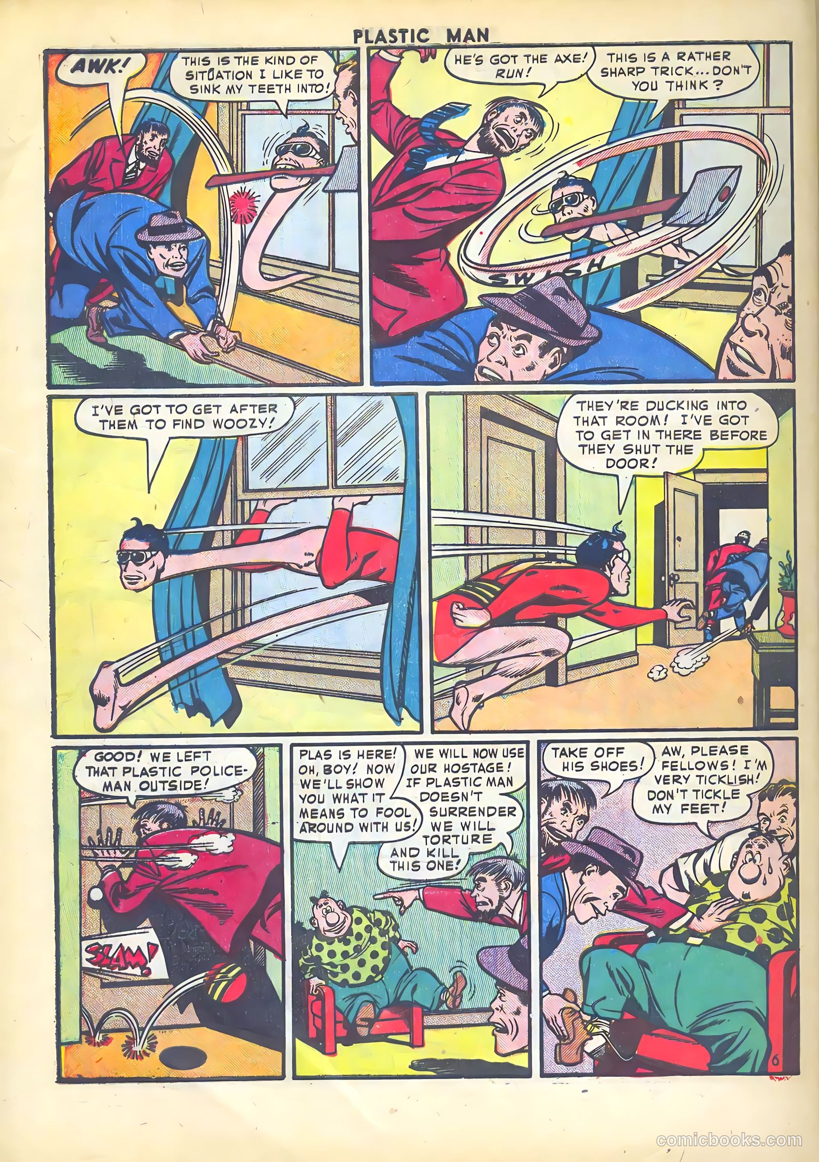 Plastic Man #34 (1952) — page 32 of 36