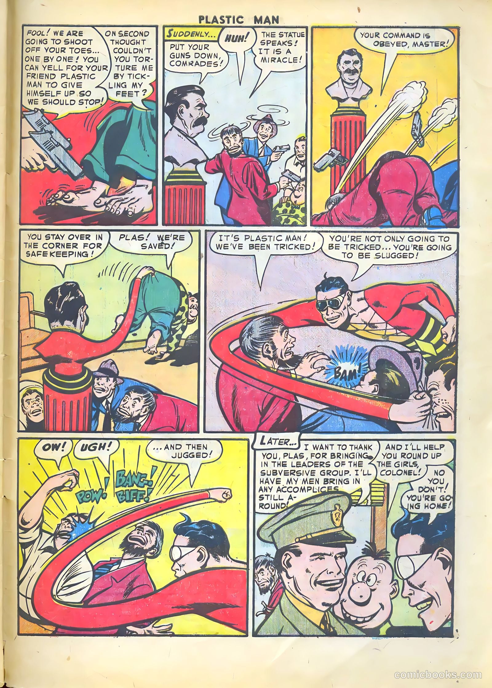 Plastic Man #34 (1952) — page 33 of 36