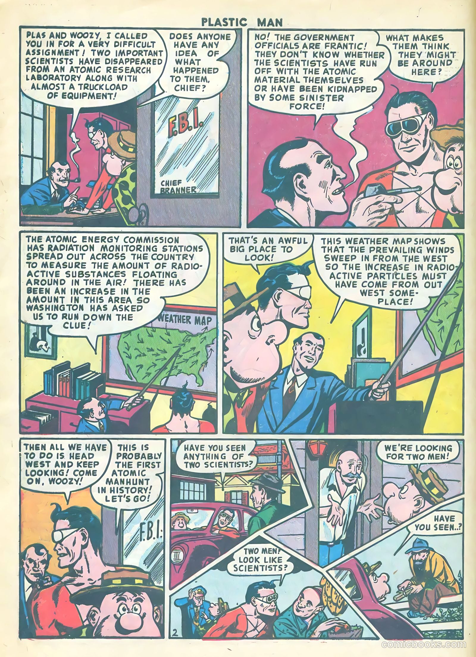 Plastic Man #37 (1952) — page 4 of 36