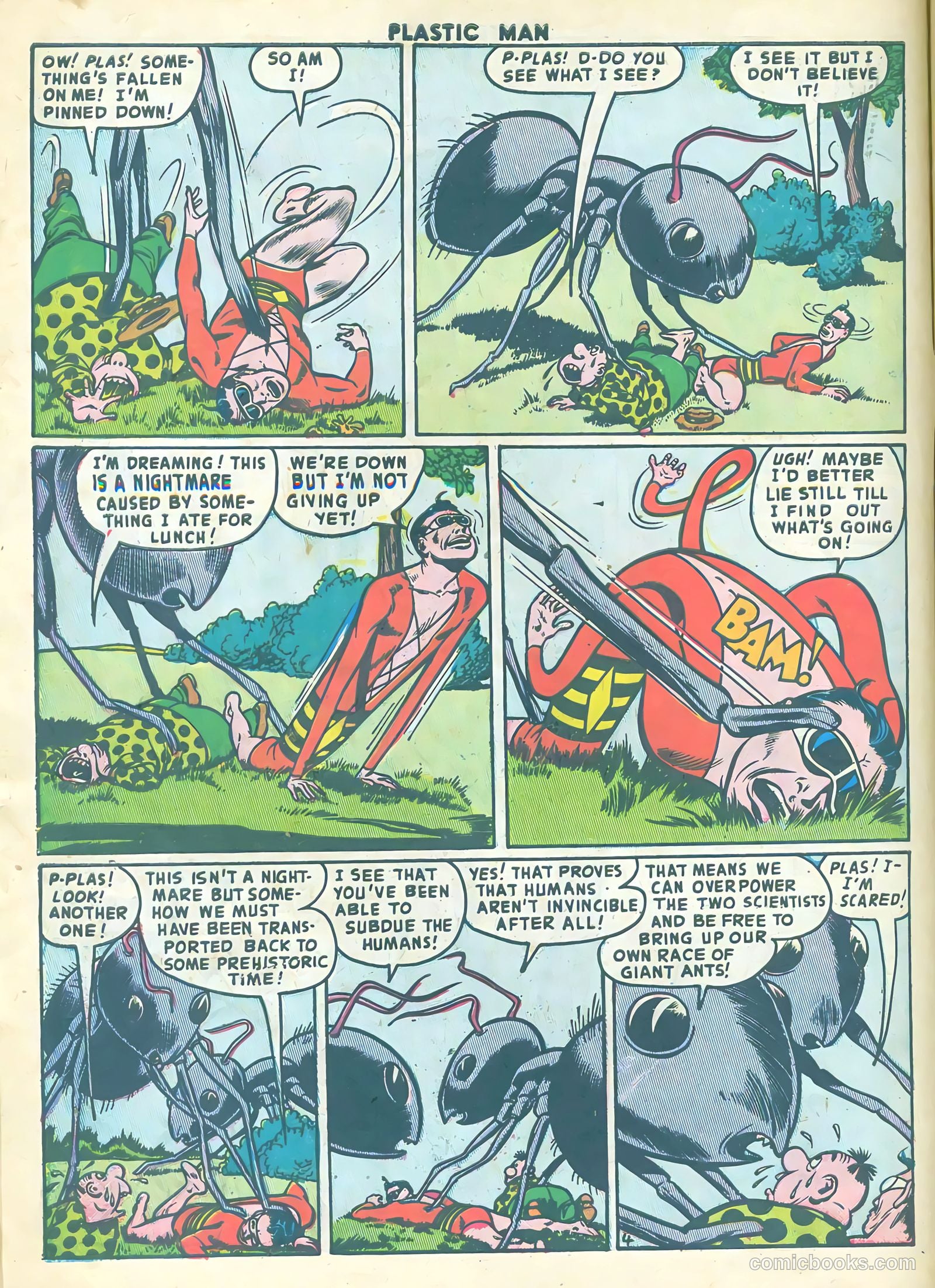 Plastic Man #37 (1952) — page 6 of 36