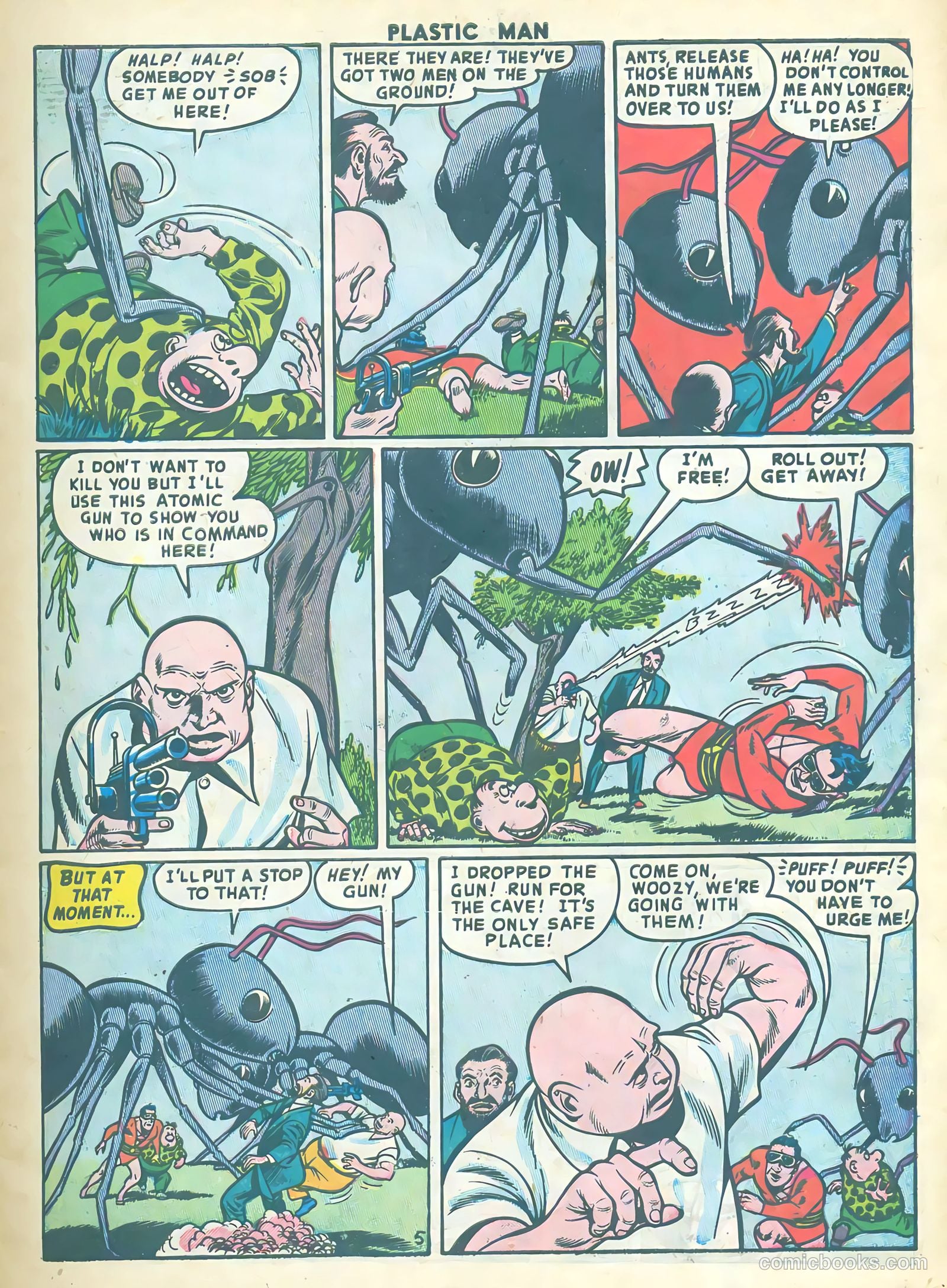 Plastic Man #37 (1952) — page 7 of 36