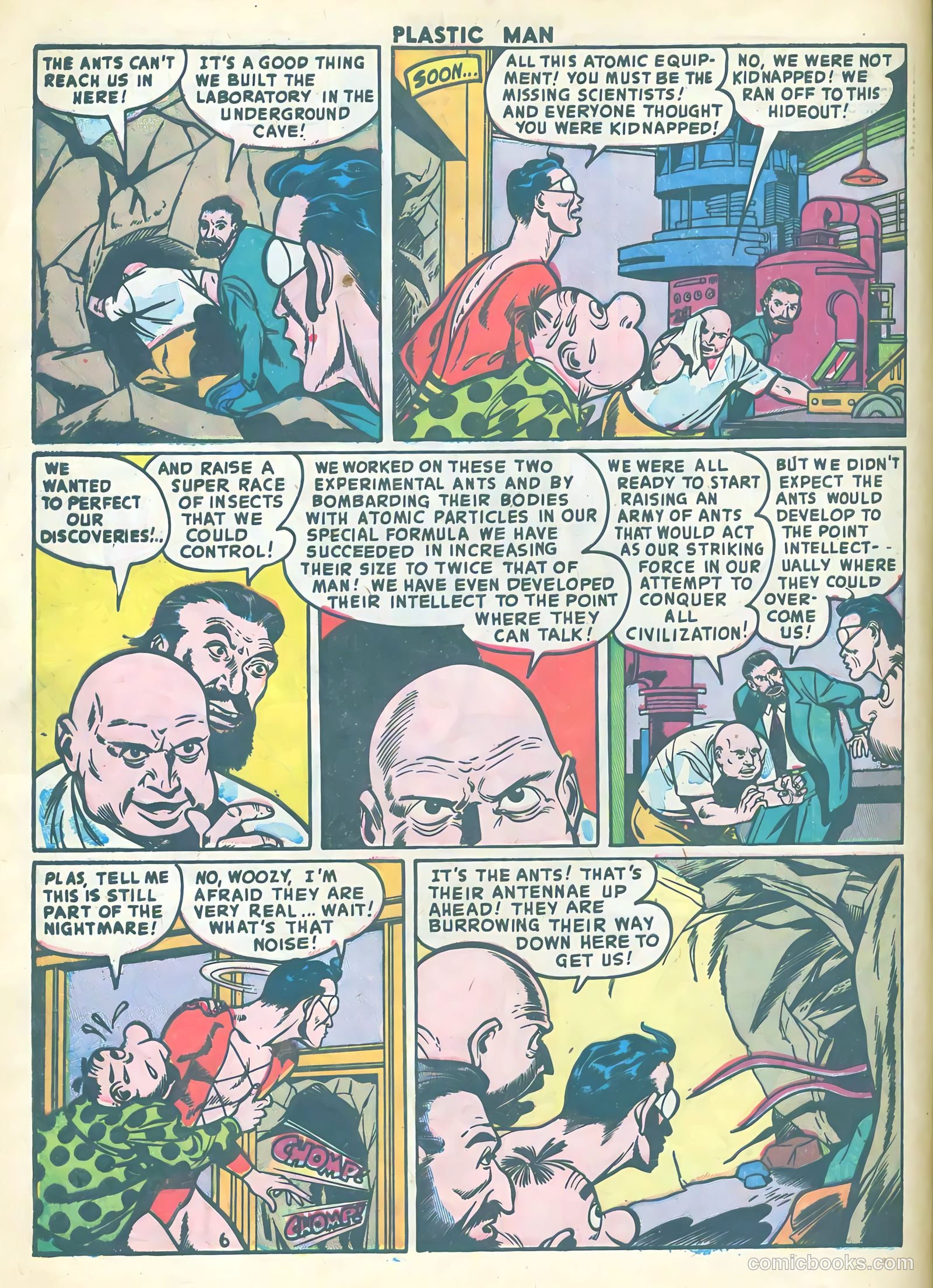 Plastic Man #37 (1952) — page 8 of 36