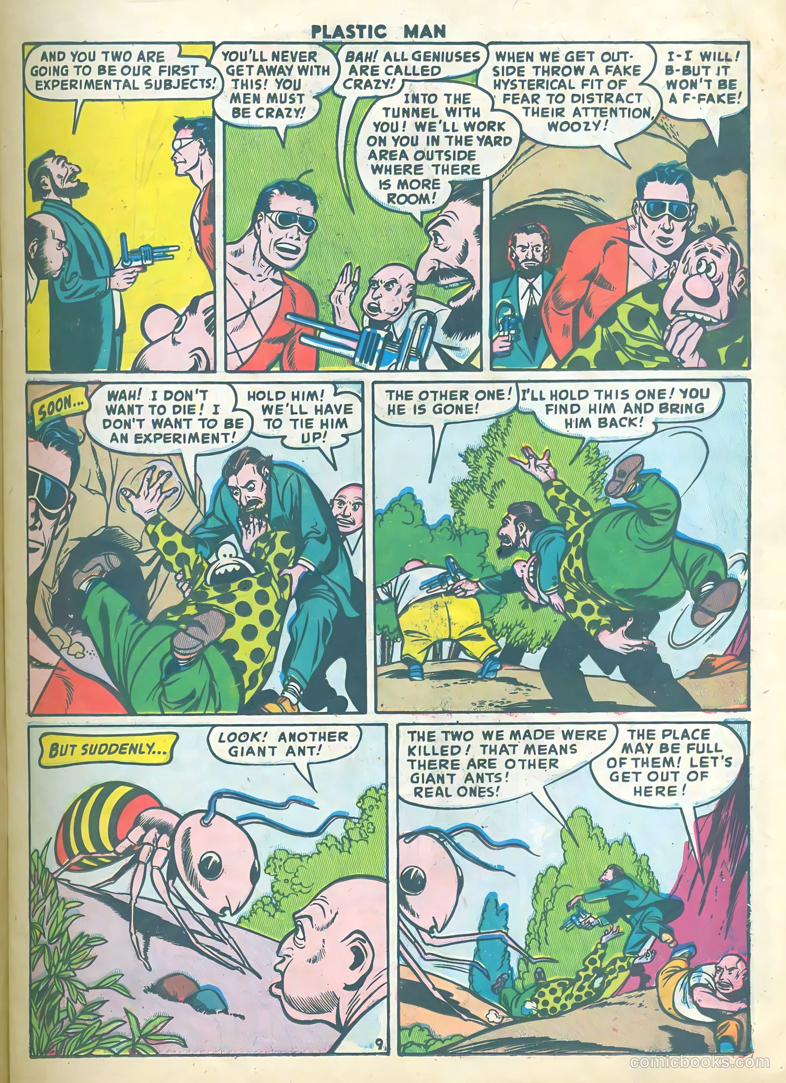 Plastic Man #37 (1952) — page 11 of 36