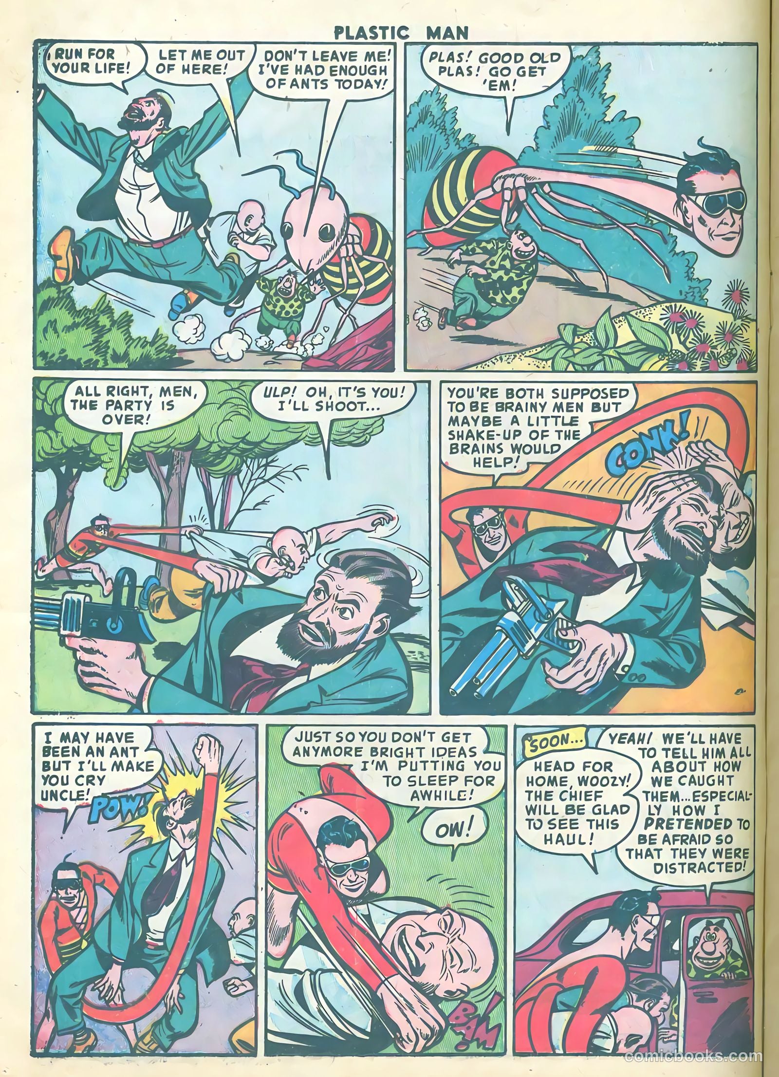 Plastic Man #37 (1952) — page 12 of 36