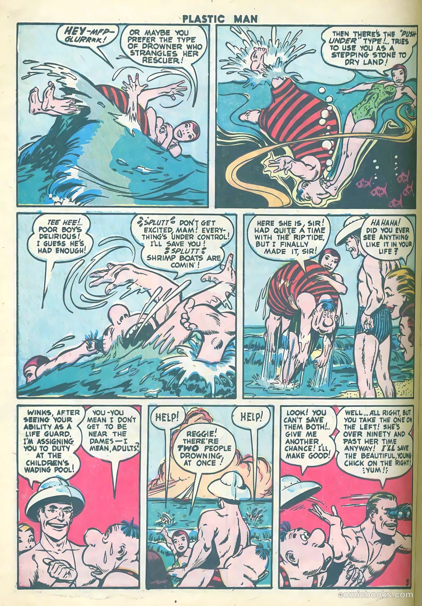 Plastic Man #37 (1952) — page 16 of 36