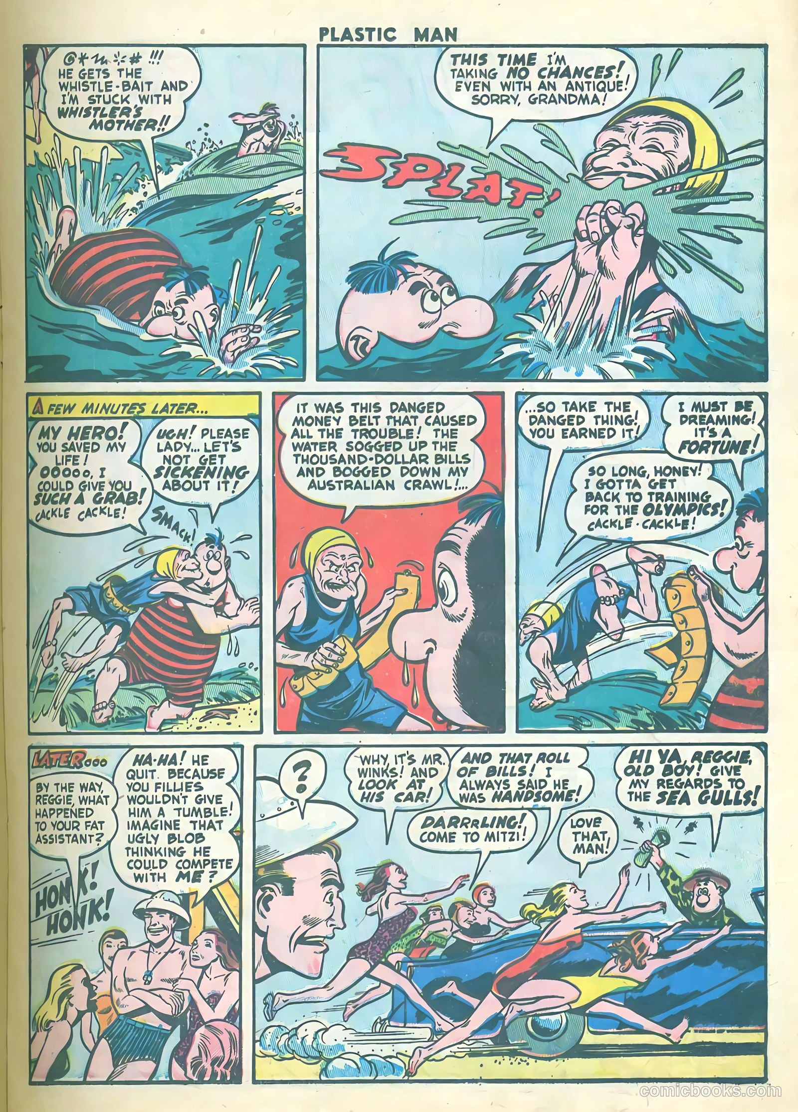 Plastic Man #37 (1952) — page 17 of 36
