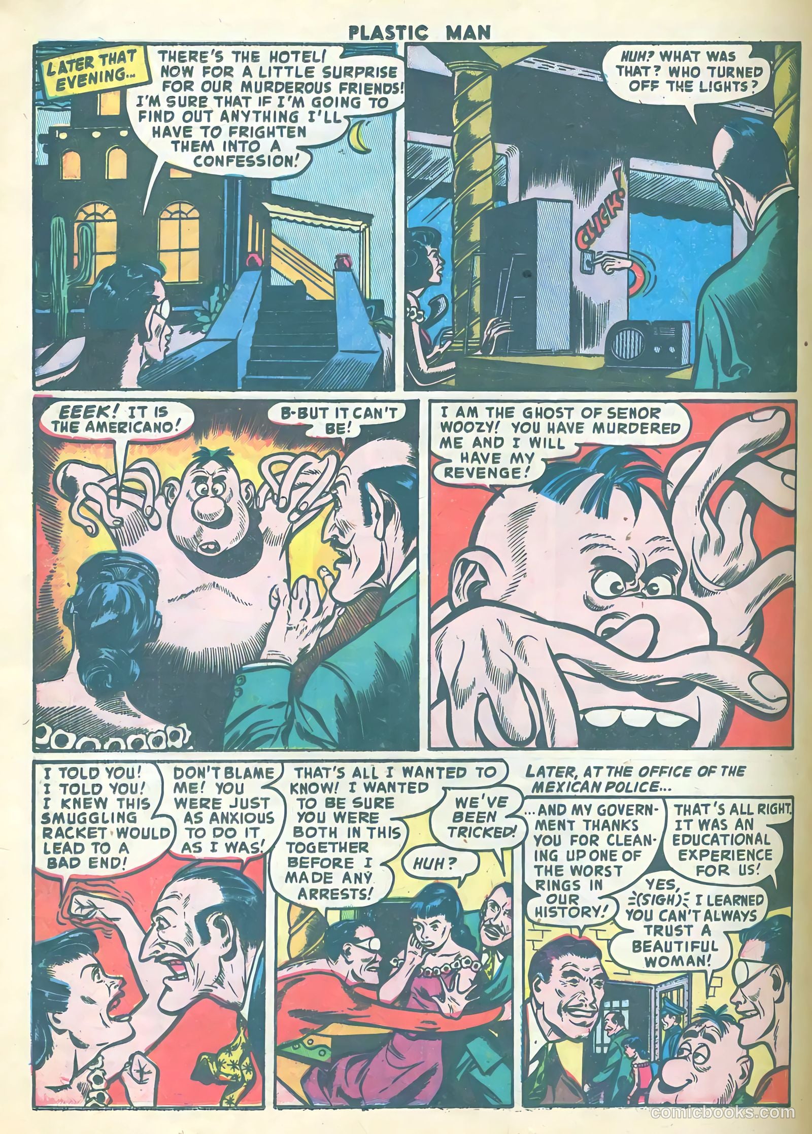Plastic Man #37 (1952) — page 24 of 36