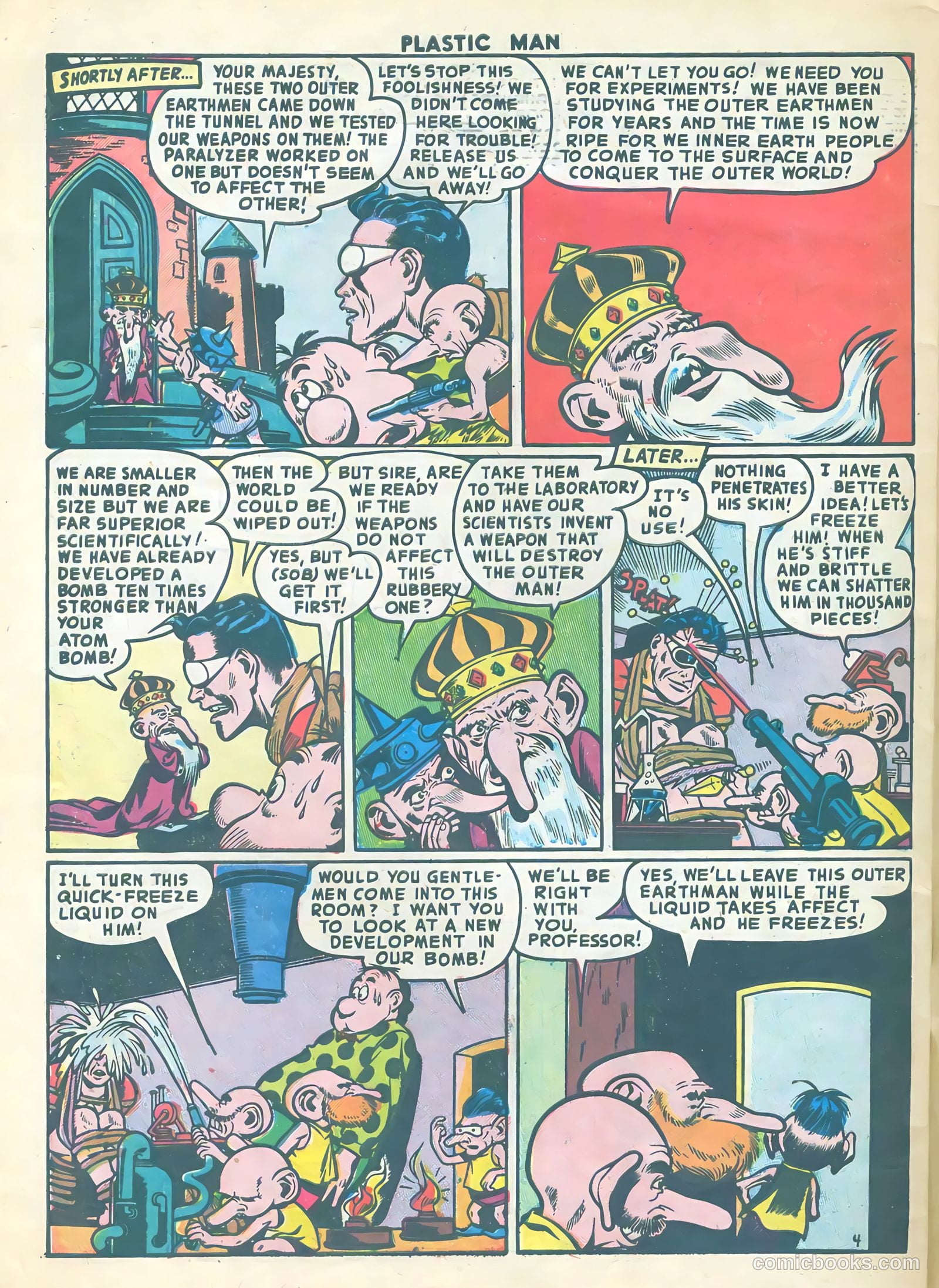 Plastic Man #37 (1952) — page 30 of 36