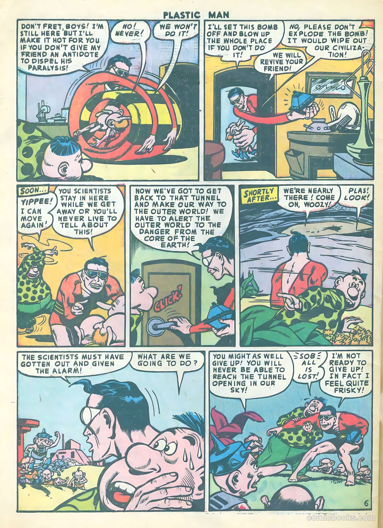 Plastic Man #37 (1952) — page 32 of 36