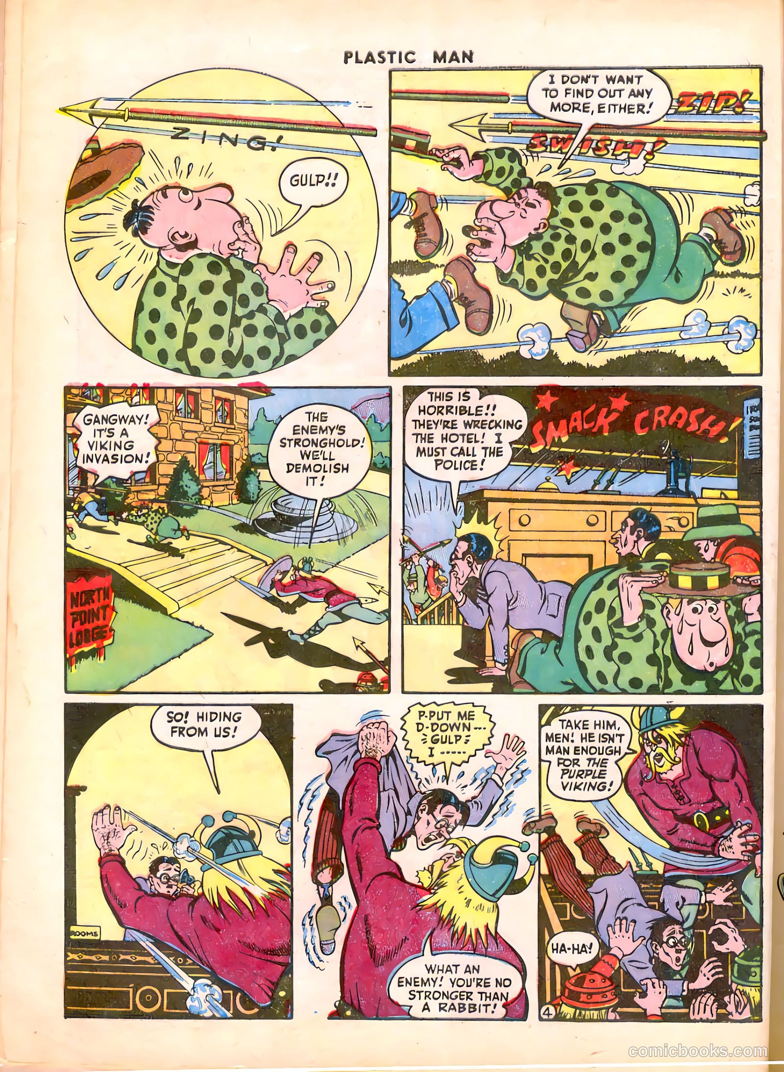 Plastic Man #4 (1946) — page 6 of 52