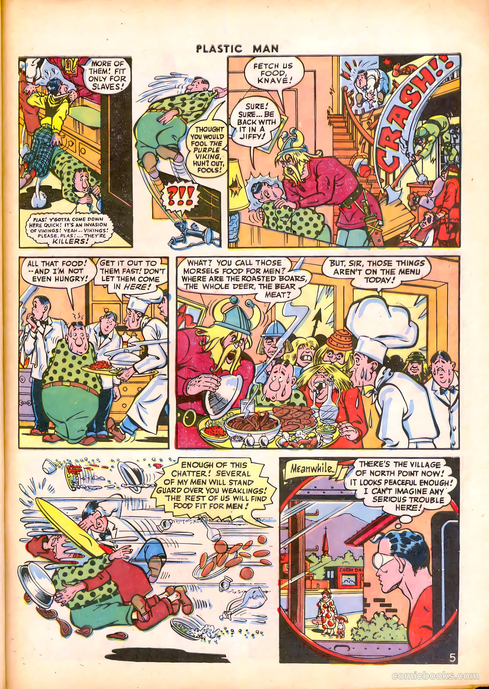Plastic Man #4 (1946) — page 7 of 52