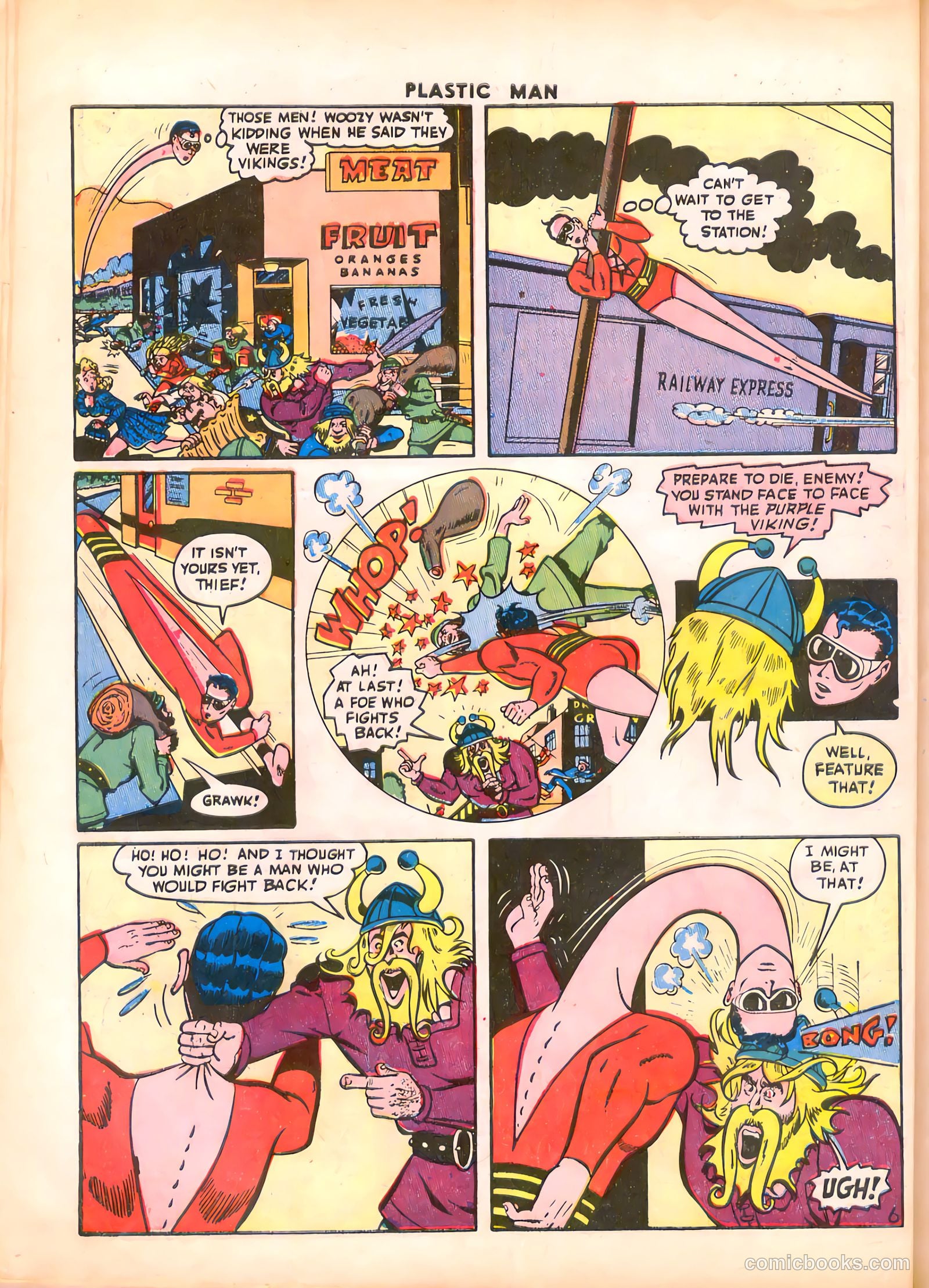 Plastic Man #4 (1946) — page 8 of 52