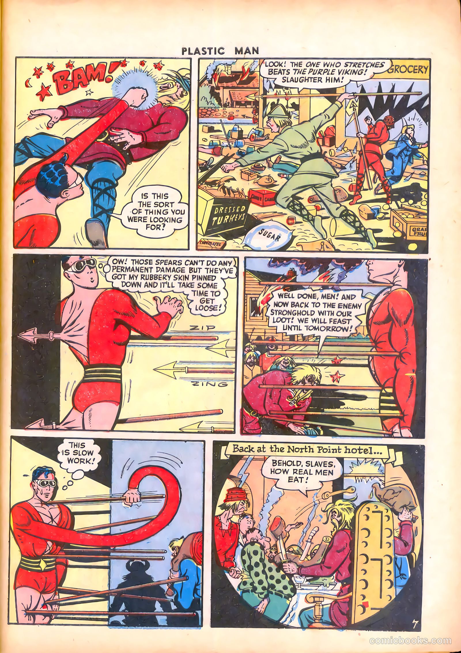 Plastic Man #4 (1946) — page 9 of 52