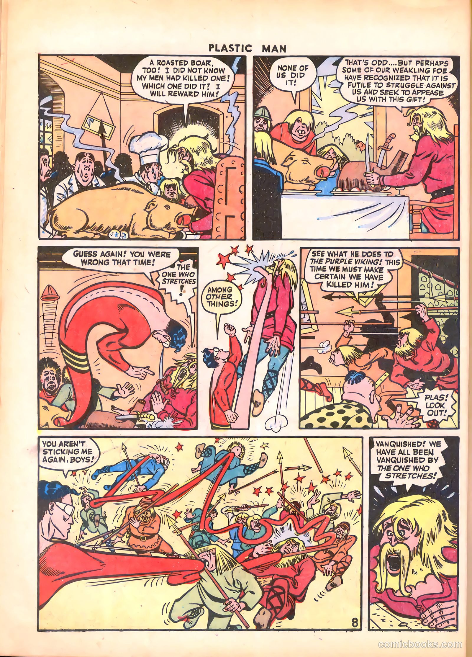 Plastic Man #4 (1946) — page 10 of 52