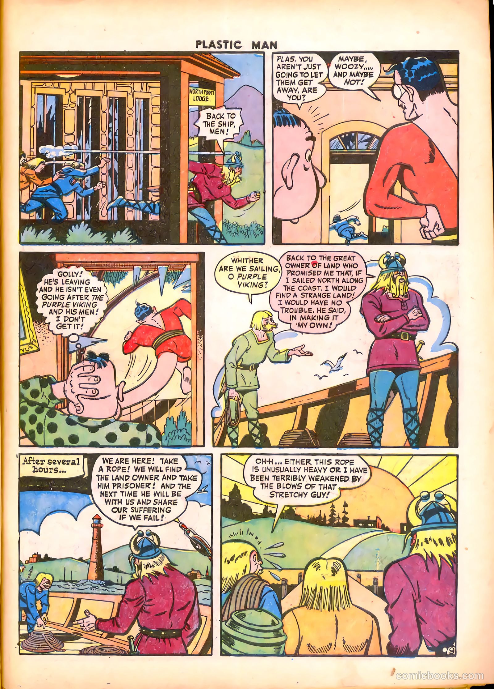 Plastic Man #4 (1946) — page 11 of 52