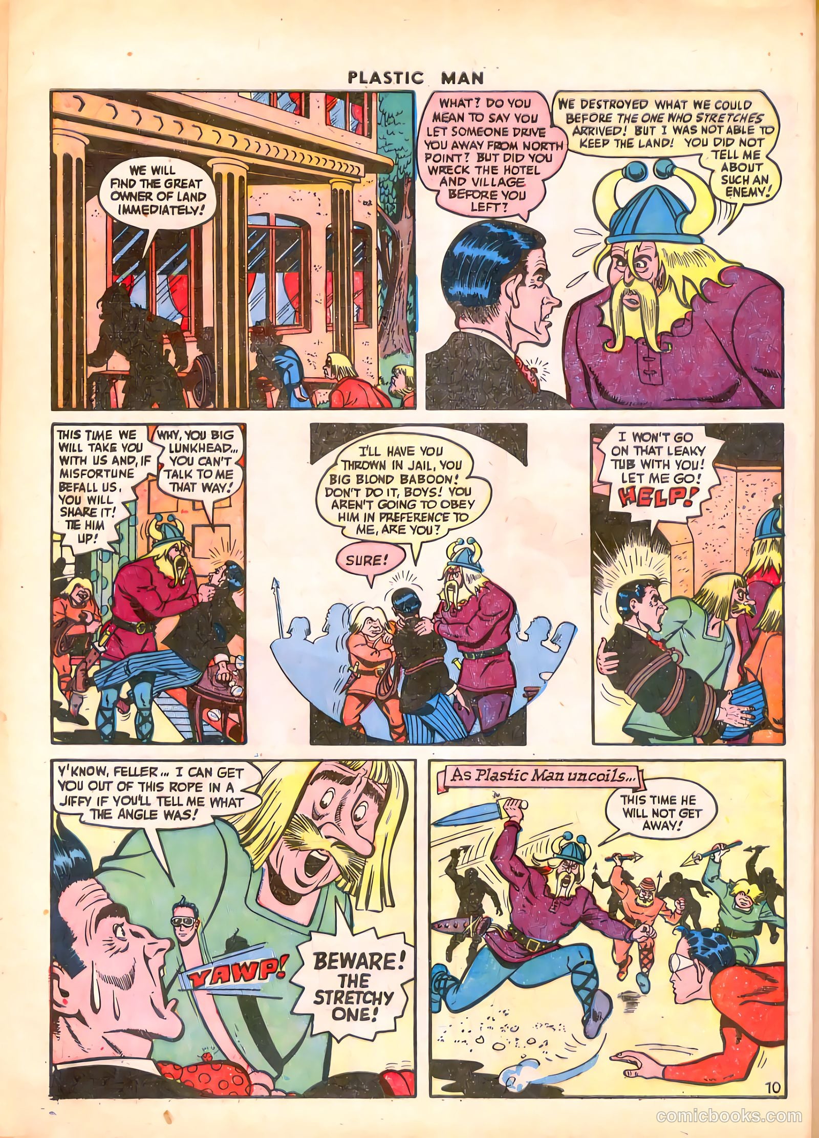 Plastic Man #4 (1946) — page 12 of 52