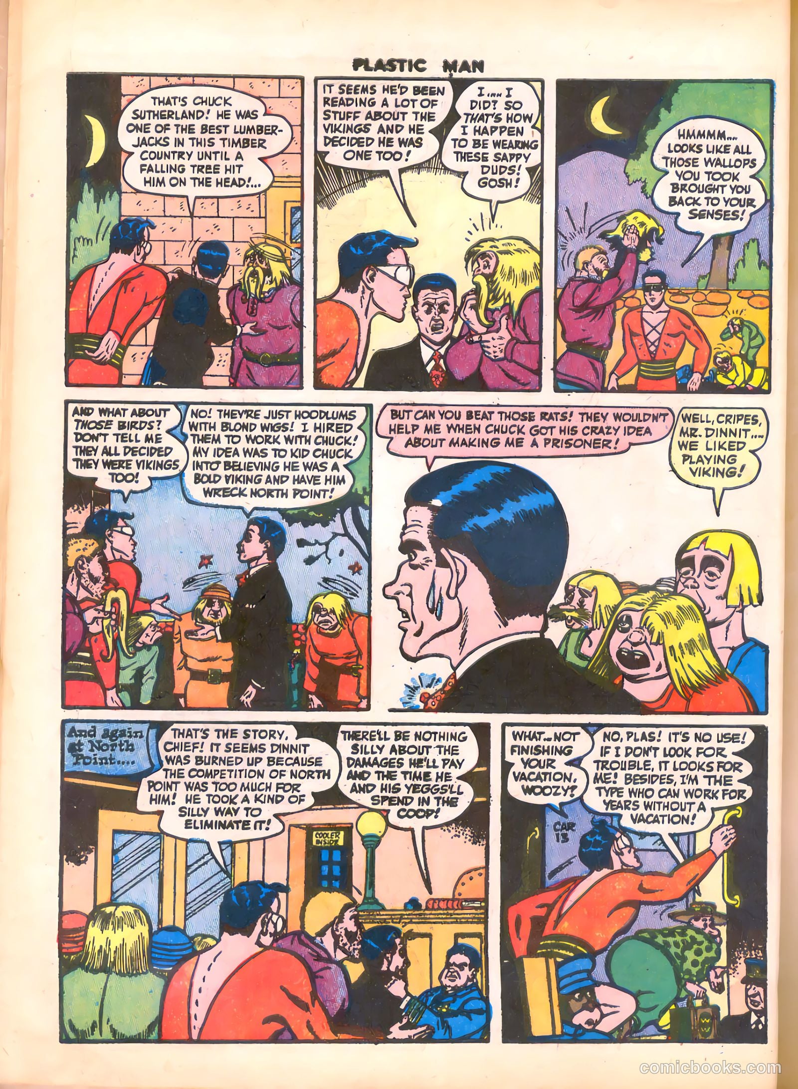 Plastic Man #4 (1946) — page 14 of 52