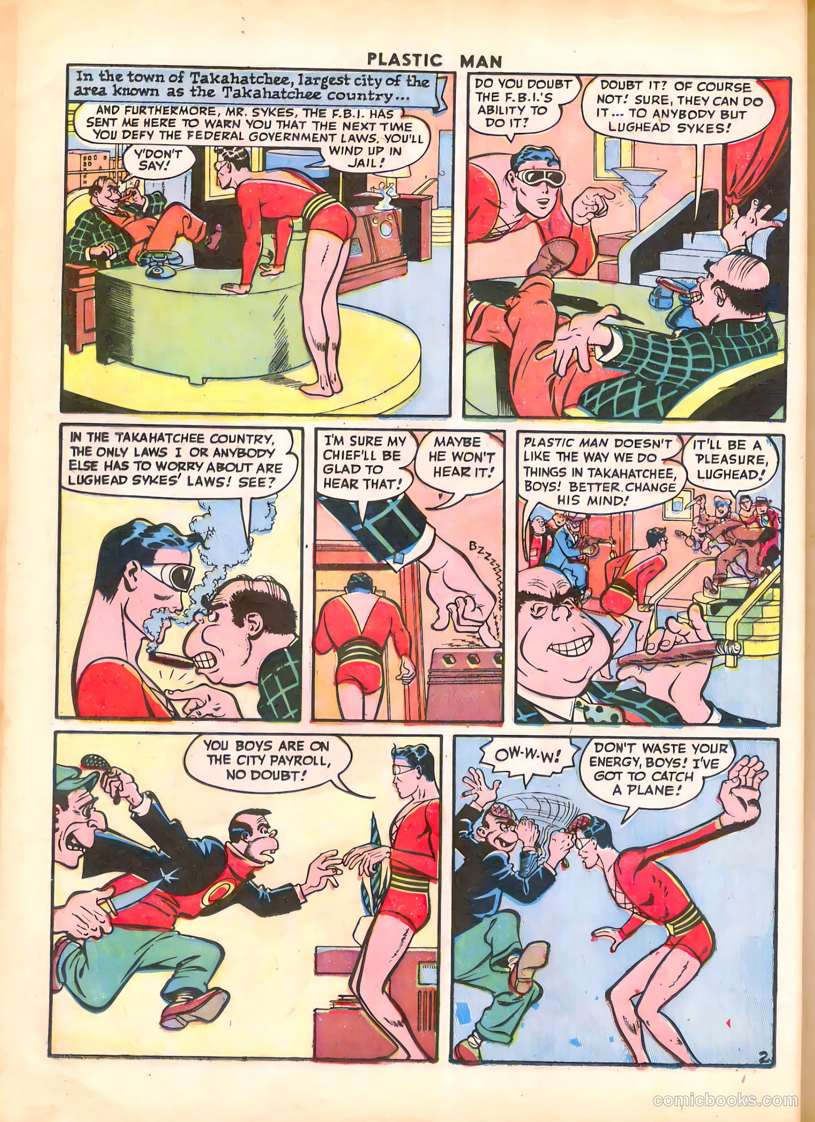 Plastic Man #4 (1946) — page 16 of 52