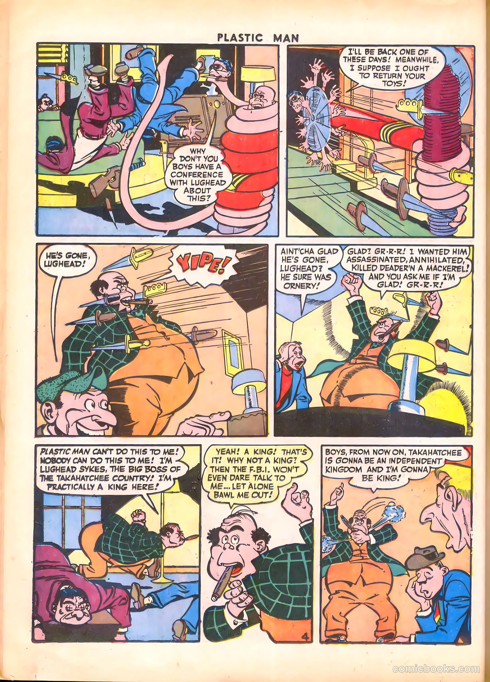 Plastic Man #4 (1946) — page 18 of 52