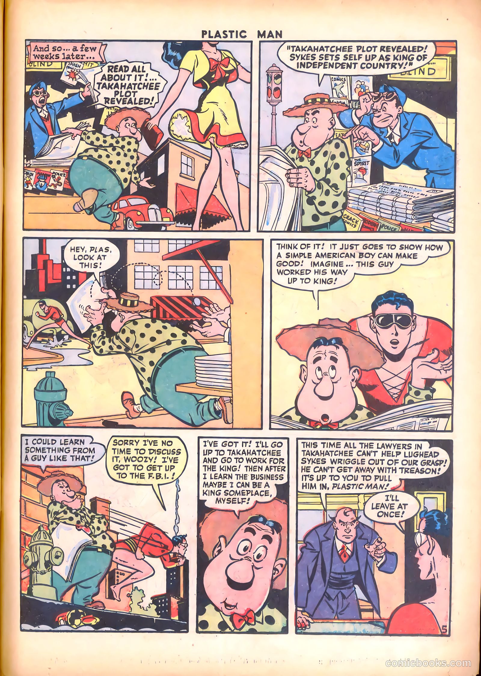 Plastic Man #4 (1946) — page 19 of 52