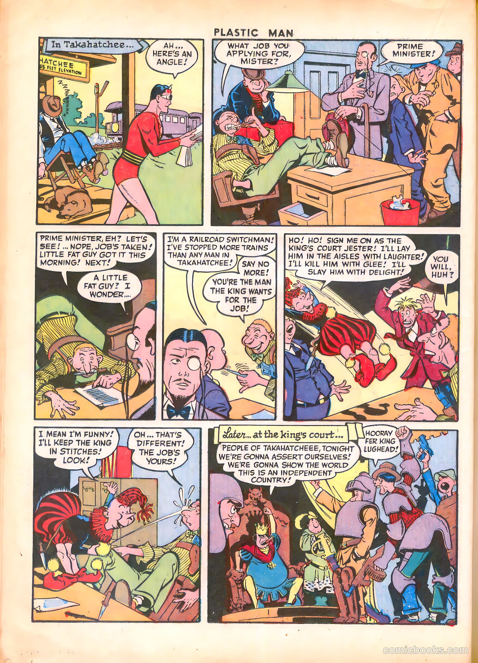 Plastic Man #4 (1946) — page 20 of 52