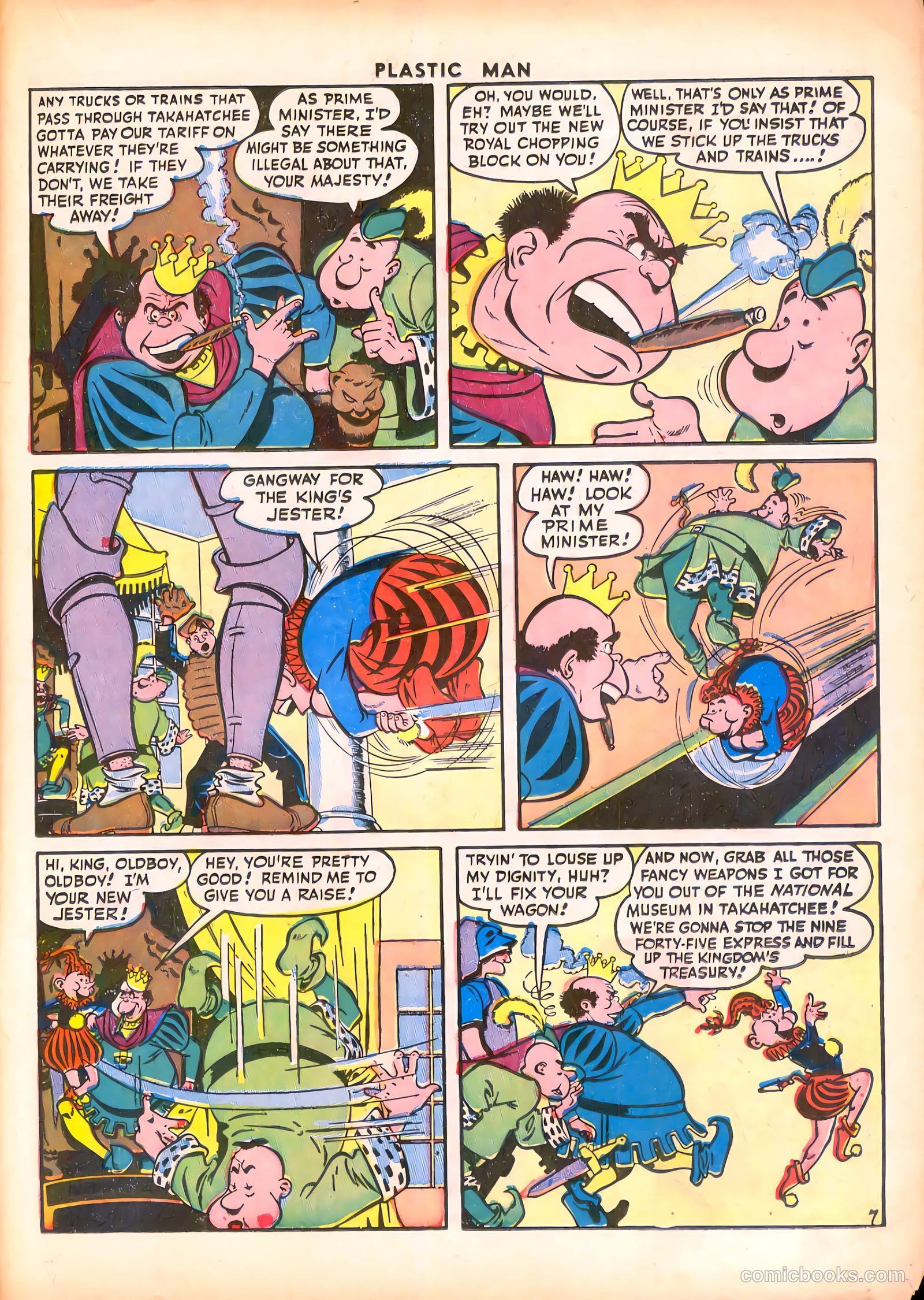 Plastic Man #4 (1946) — page 21 of 52