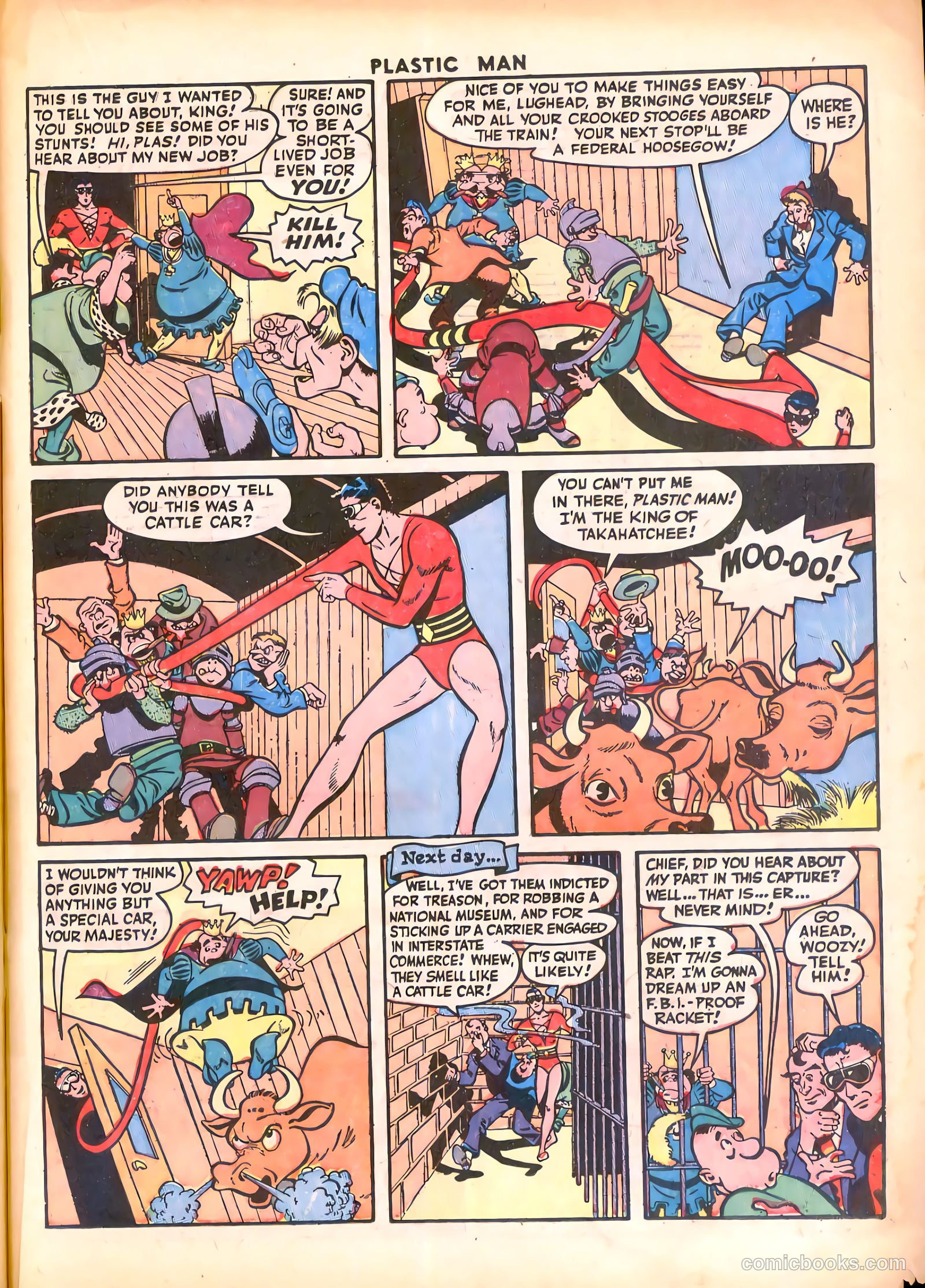 Plastic Man #4 (1946) — page 25 of 52