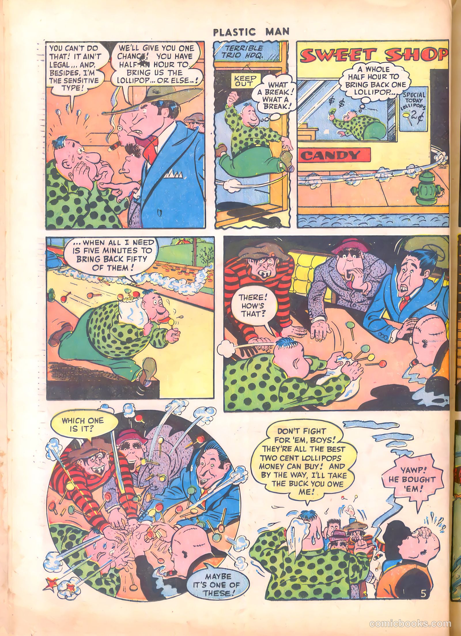 Plastic Man #4 (1946) — page 30 of 52