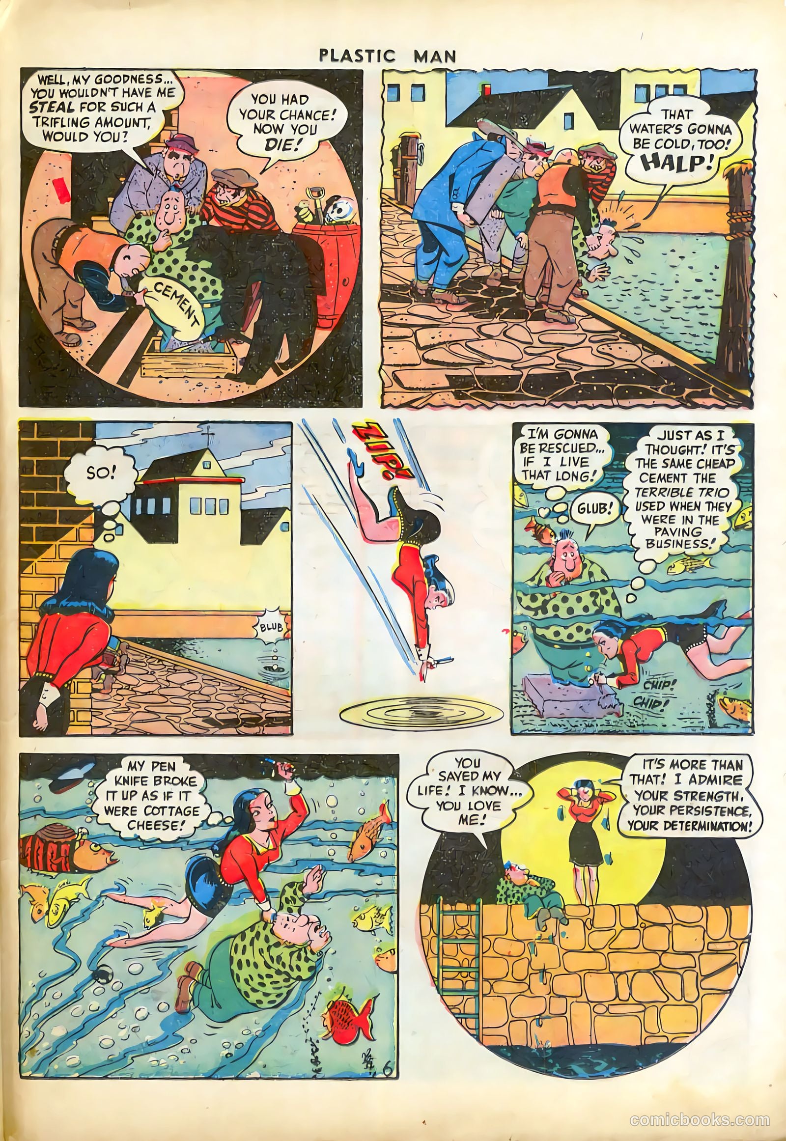Plastic Man #4 (1946) — page 31 of 52